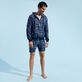 Bermuda en coton homme Poulpes Bicolores Bleu marine vue de détail 3