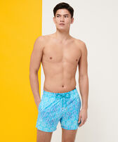 Men Stretch Short Swim Shorts Urchins Horizon front worn view