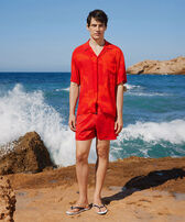 Men Flower Power Look  front view