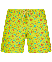 Boys Classic Printed - Boys Swim Shorts Micro Tortues Rainbow, Ginger front view
