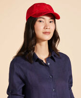 Embroidered Cap Turtles All Over Moulin rouge Frauen Vorderansicht getragen