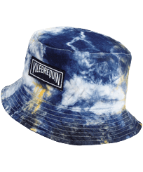 Bob en lin Tie & Dye Bleu marine vue de face