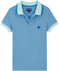 Cotton Pique Boys Polo Shirt Solid Thalassa front view