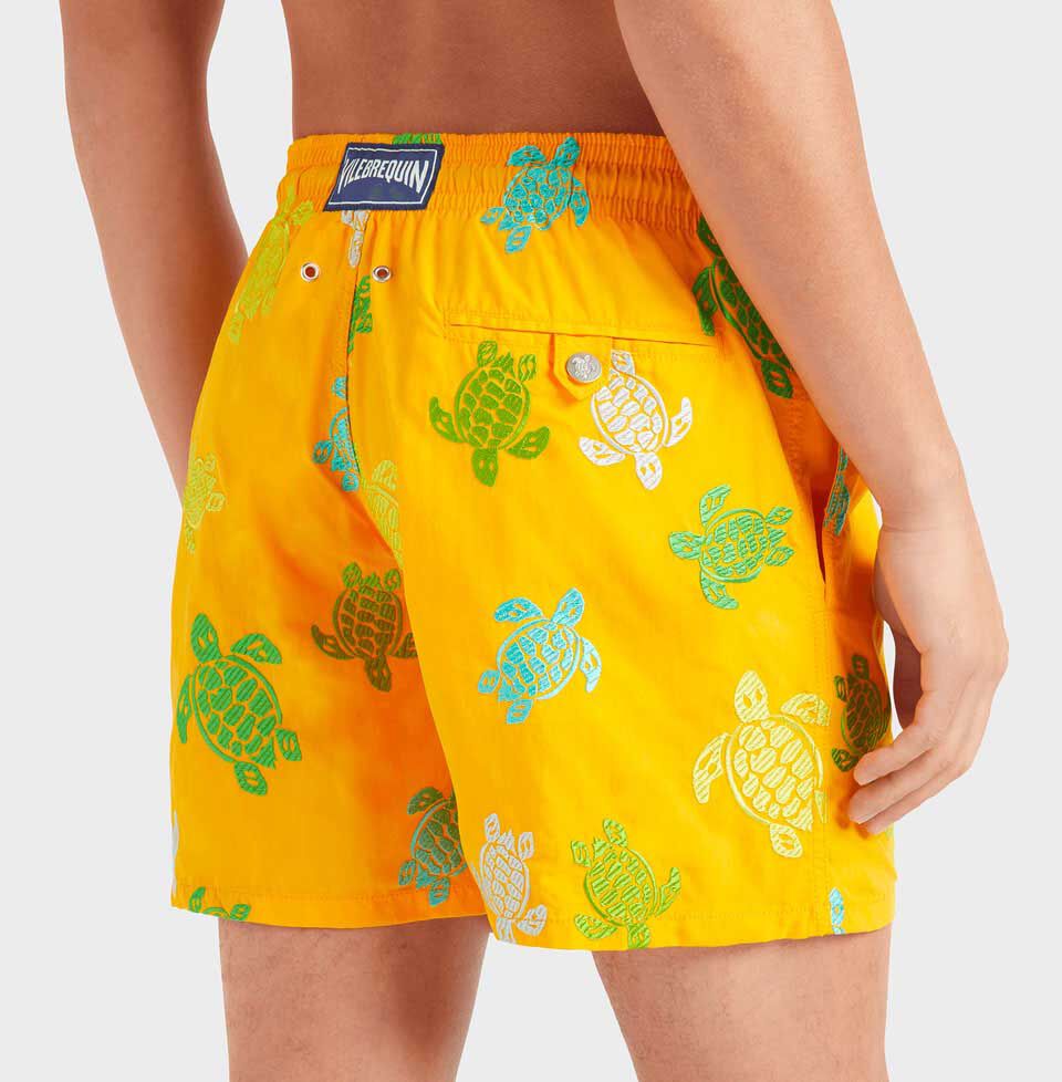 Vilebrequin Herren Badeshorts MAHINA AJ336 In Schwarz Kaufen