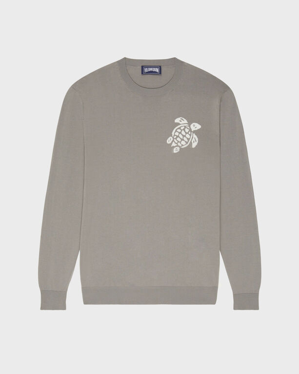 Vilebrequin - Men Cotton Sweater Turtle - Pullover - Rayol - Grey - Size XL
