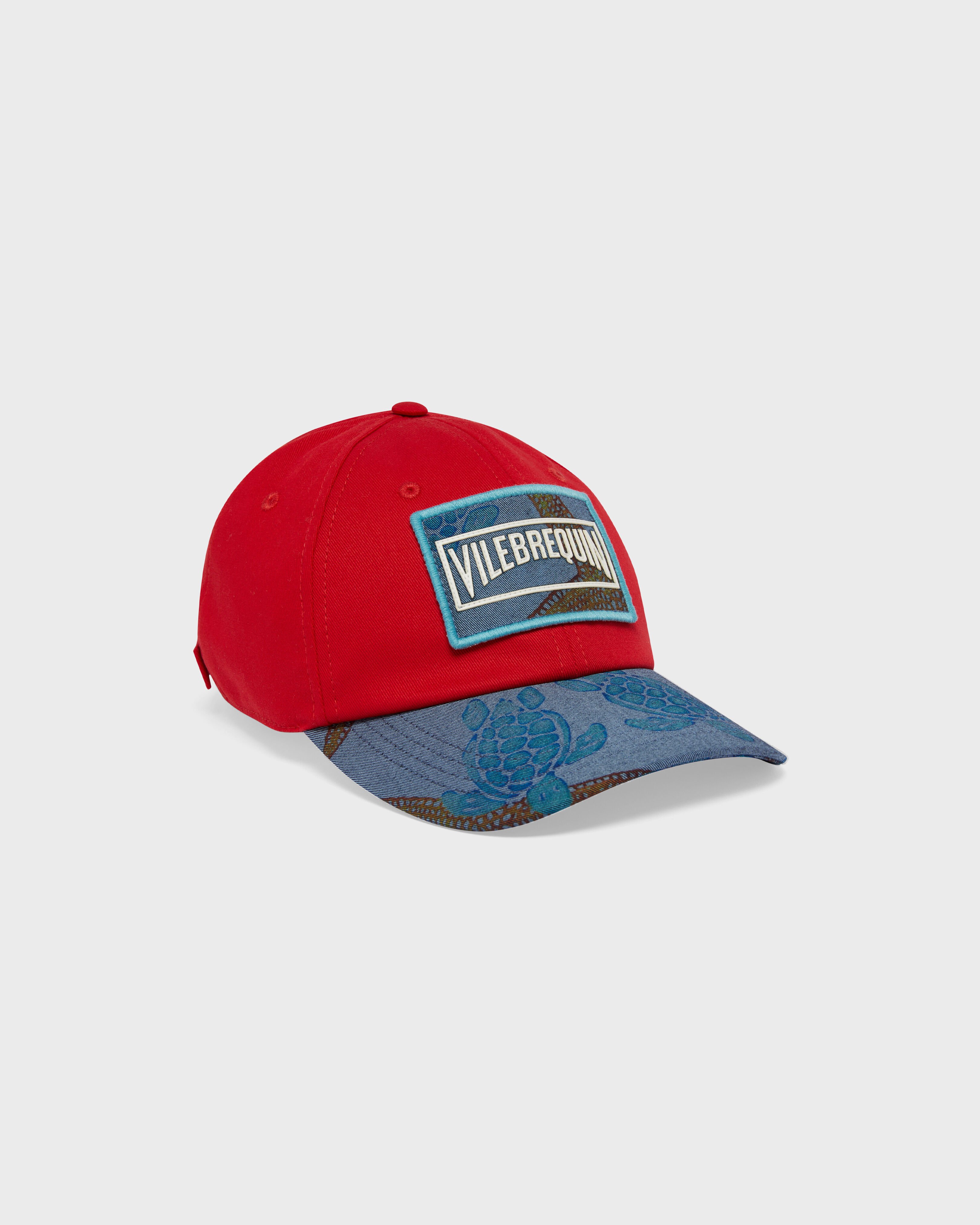 Men Denim Cap Starfish POPPY RED supp1 view