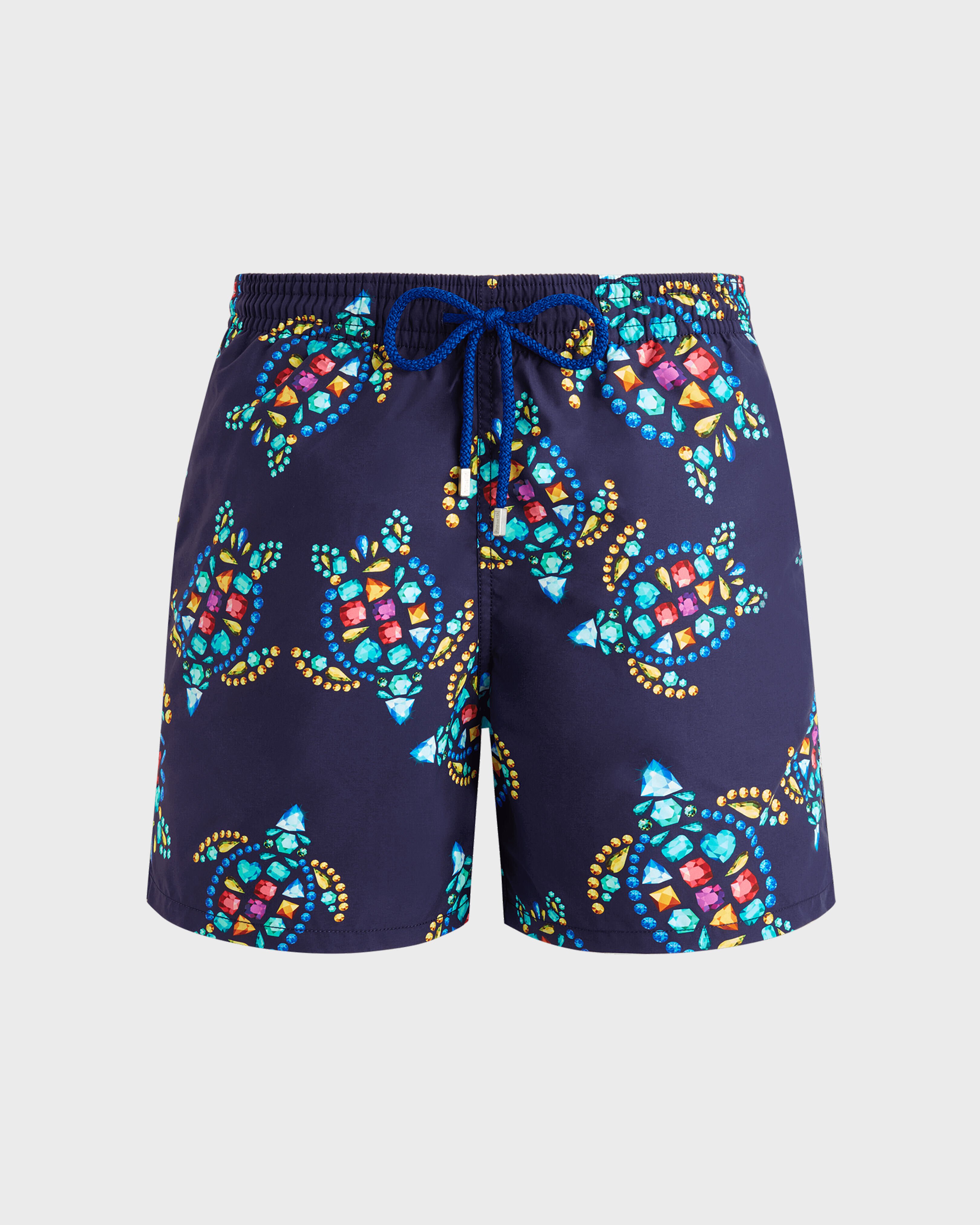 Men Swim Shorts Vendôme Turtles MIDNIGHT front view