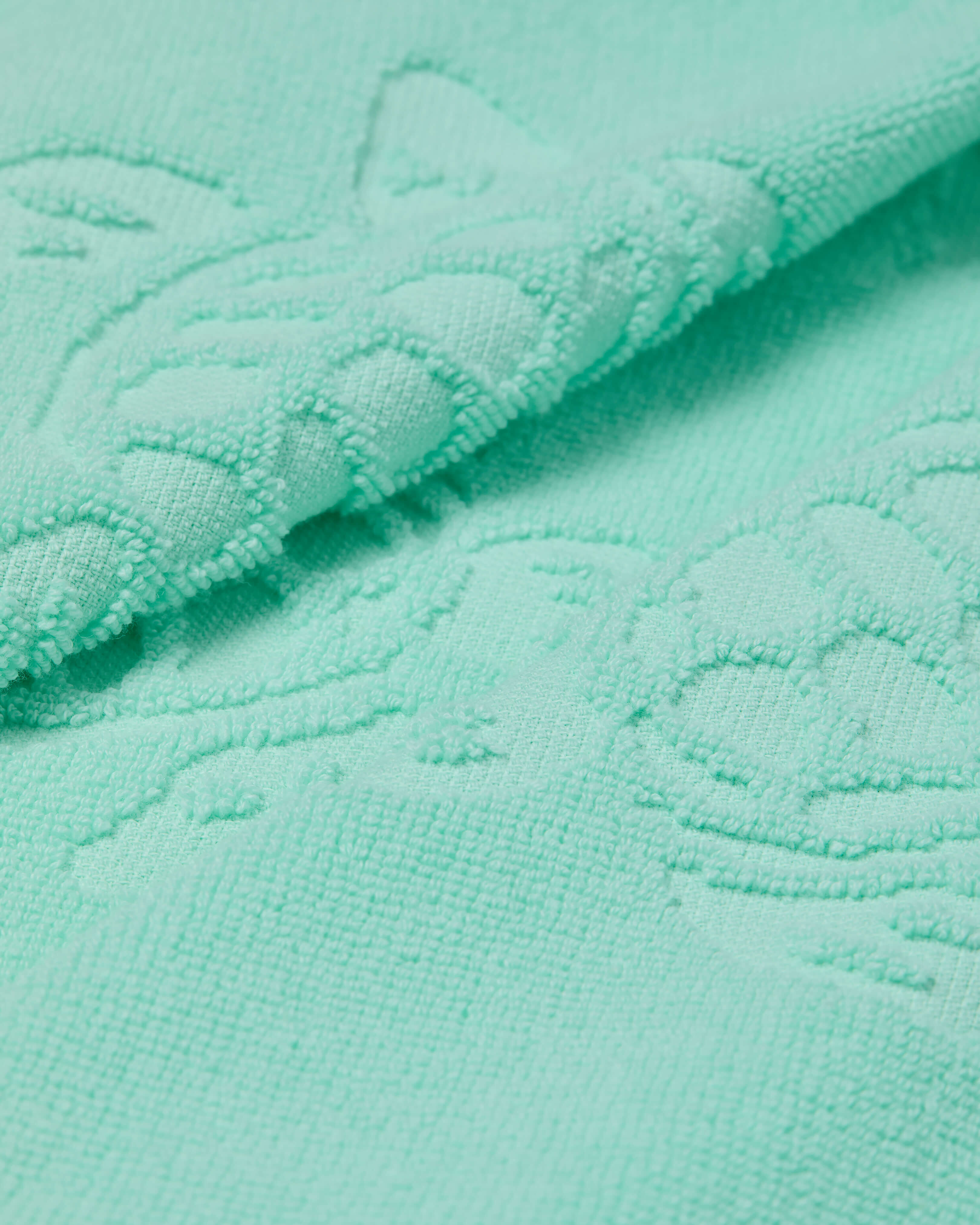 Telo da spiaggia in cotone organico Turtles Jacquard CARIBBEAN look2 view