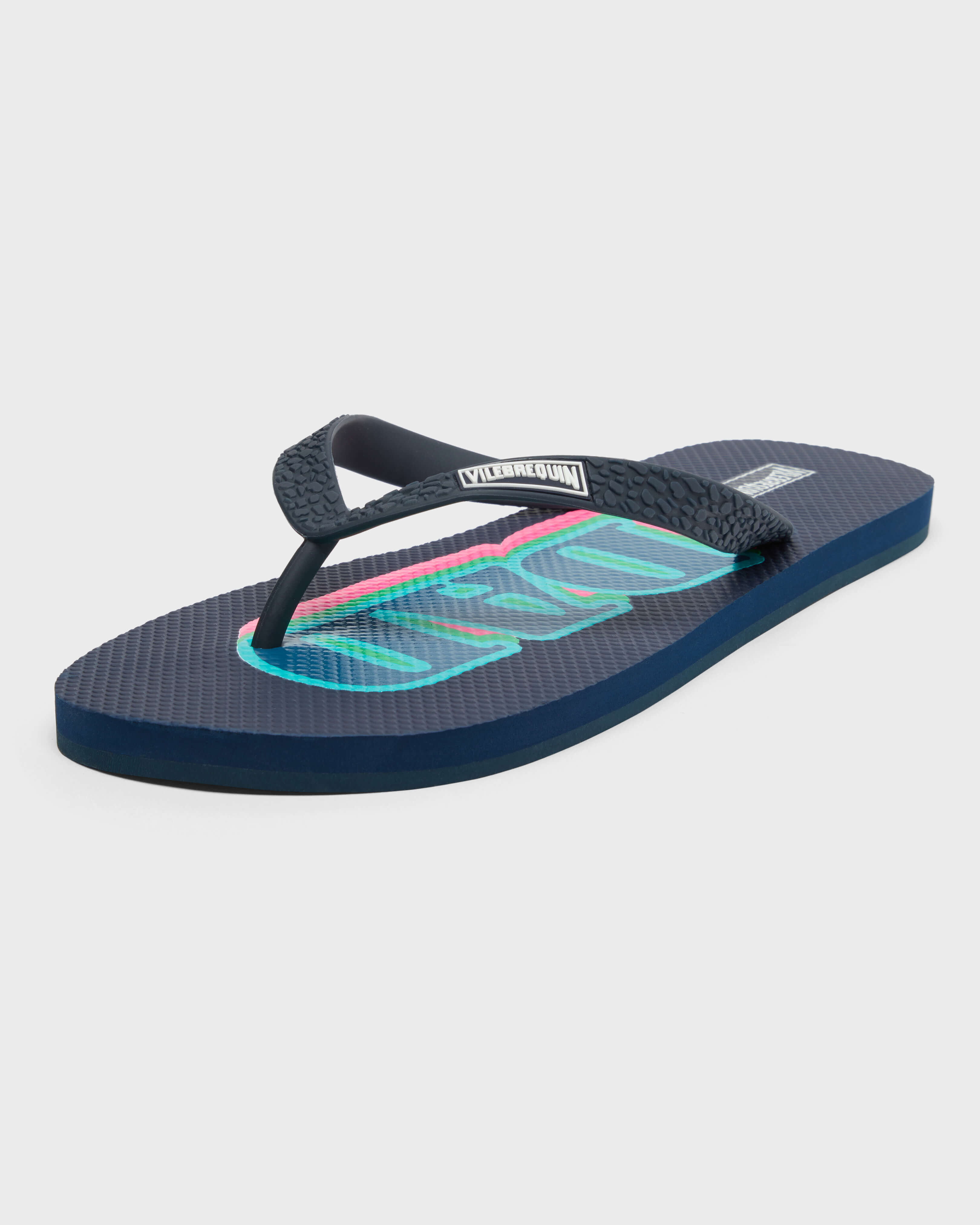 Men Flip Flops Dad and Son NAVY back view