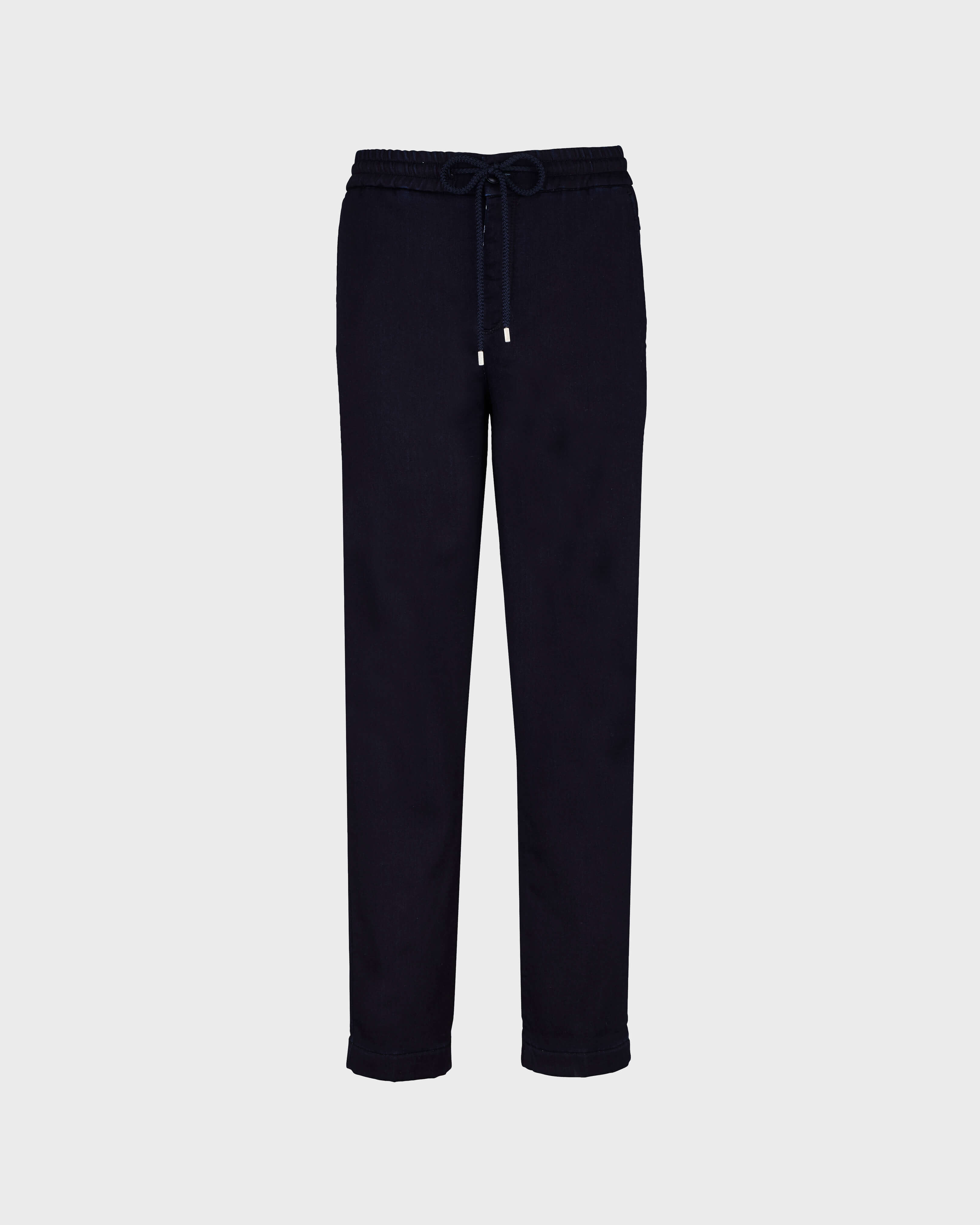 Pantalon en jean et laine homme DARK DENIM W1 front view