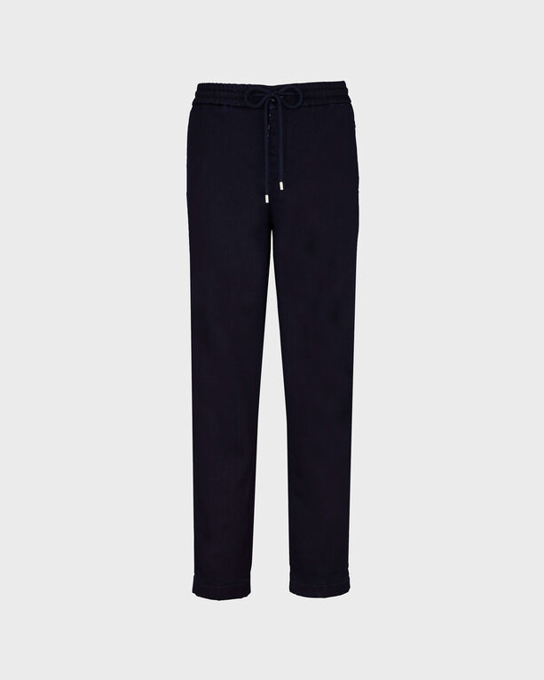 Vilebrequin - Men Wool Denim Jogger Pants - Jeans - Clemence - Blue - Size 36