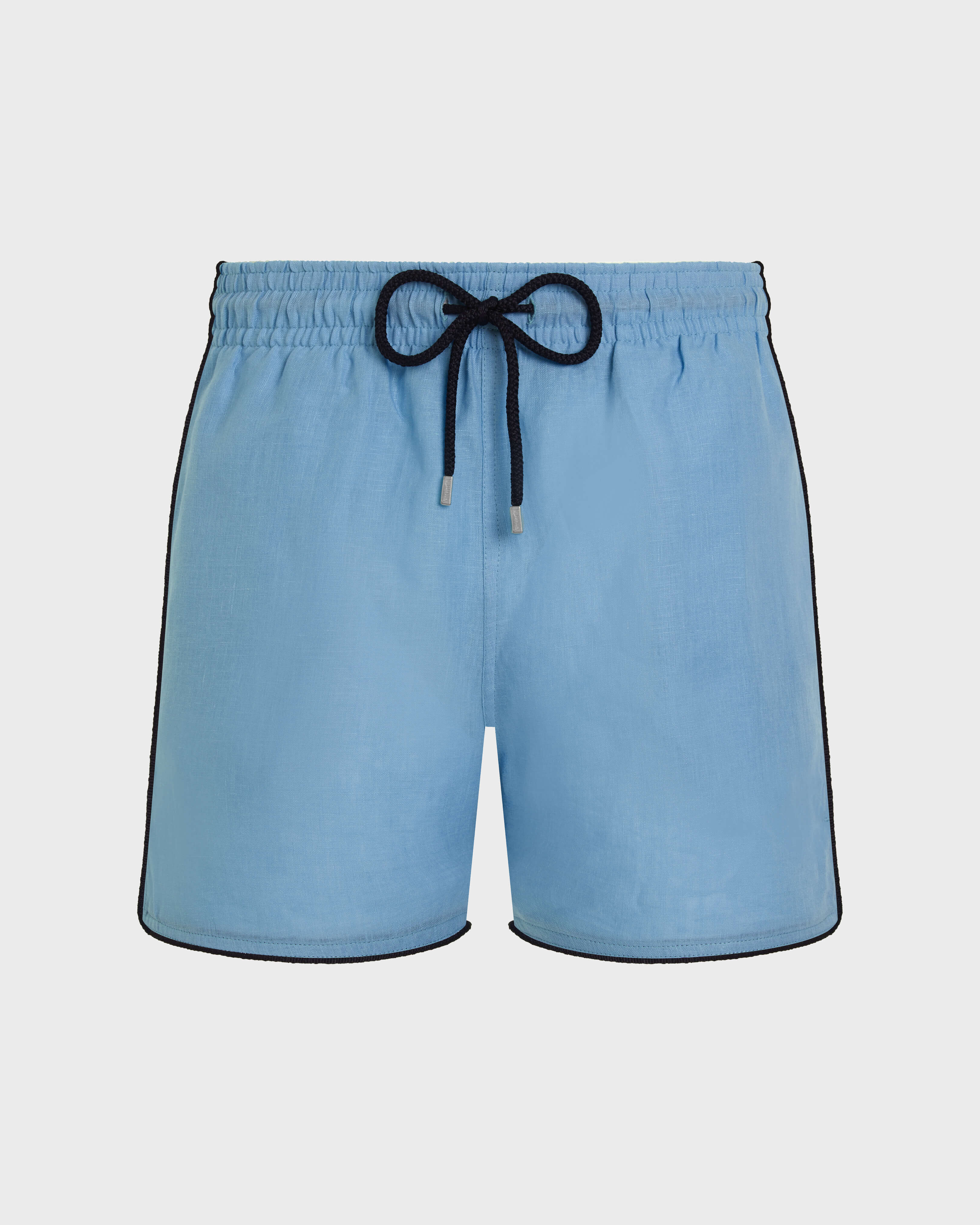 Maillot de bain en lin homme uni LARIMAR front view