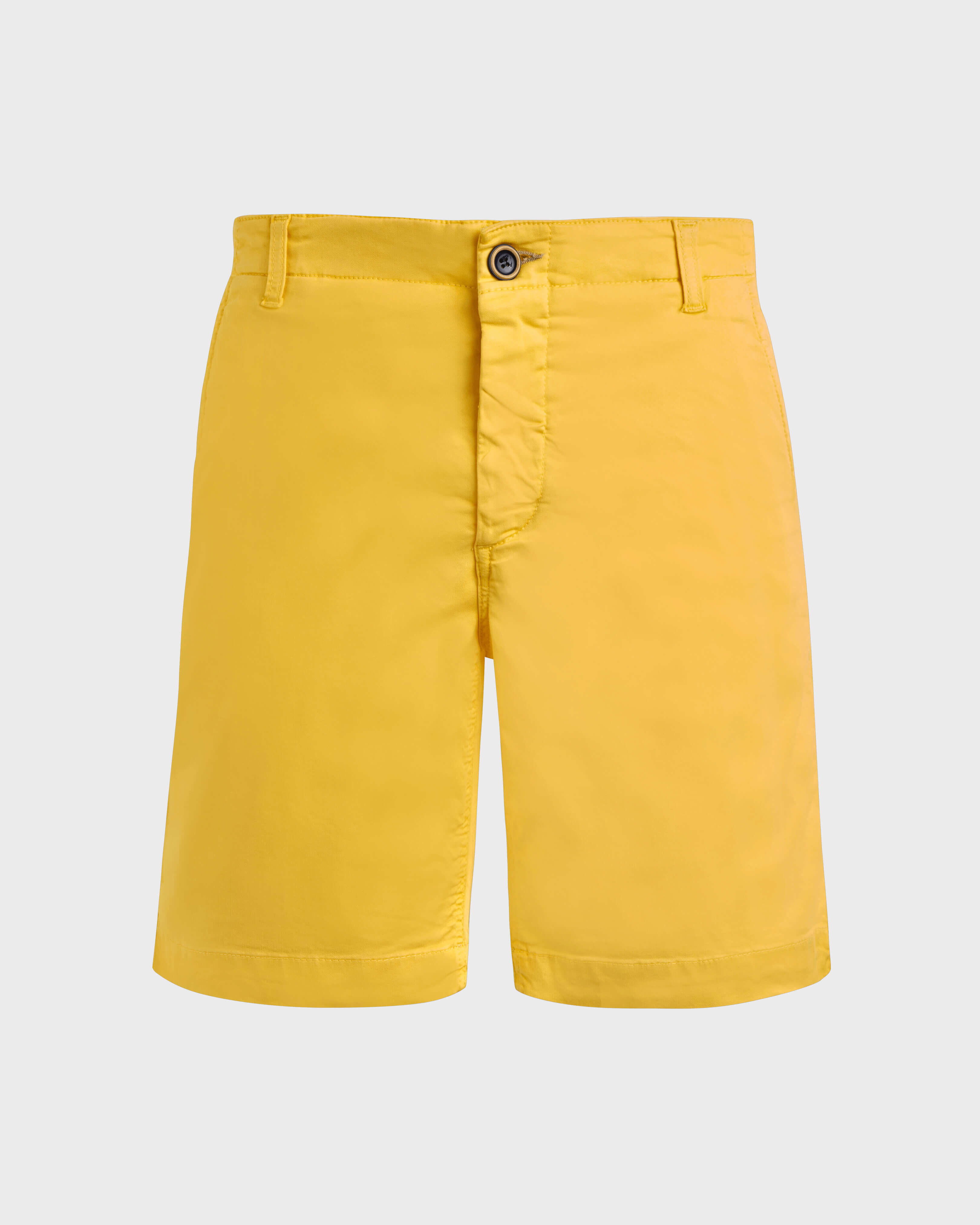 Men Tencel Bermuda Shorts Solid SUN front view