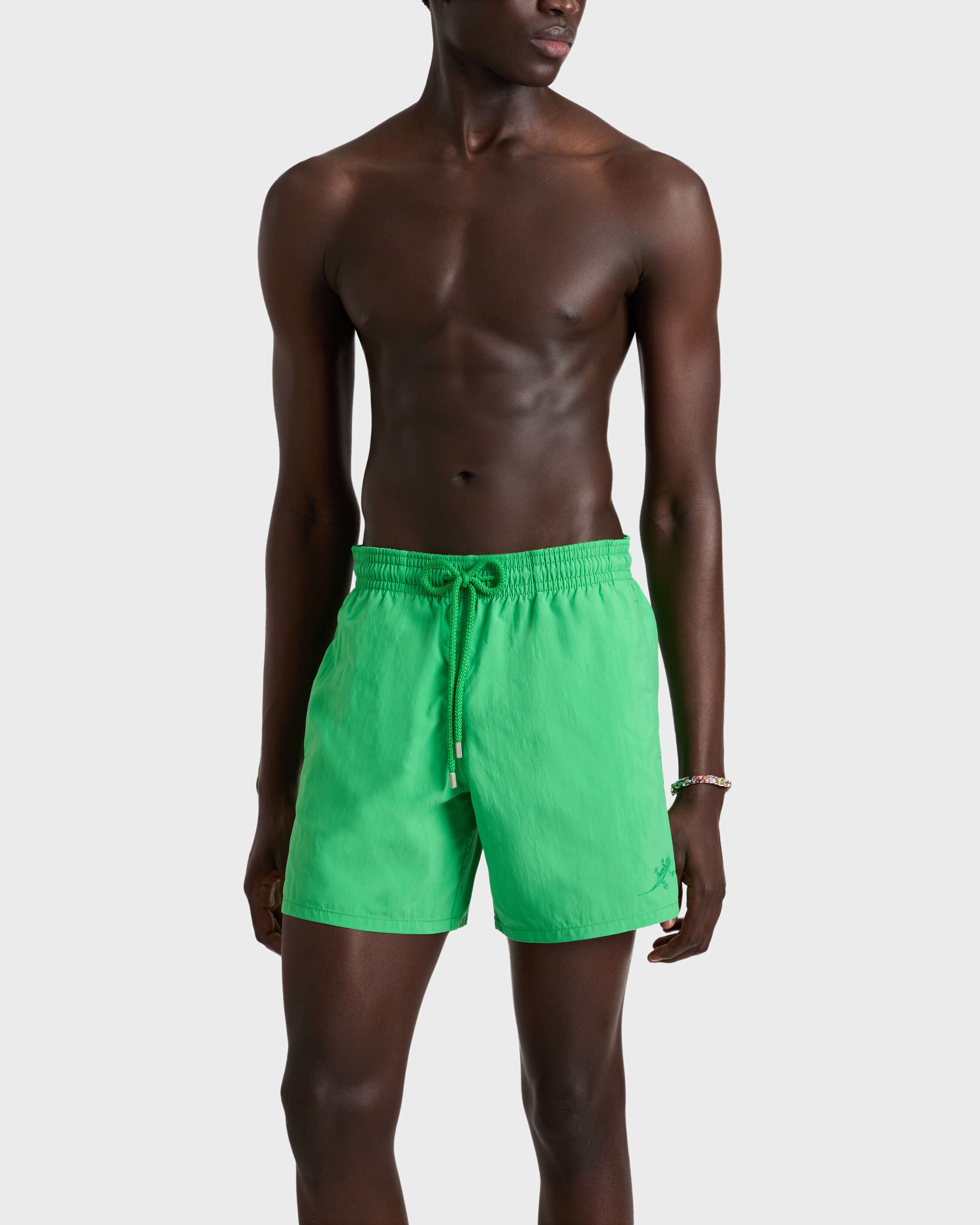 Mit Wasser reagierende Mosaic Lizard Badeshorts für Herren LASER frontworn view