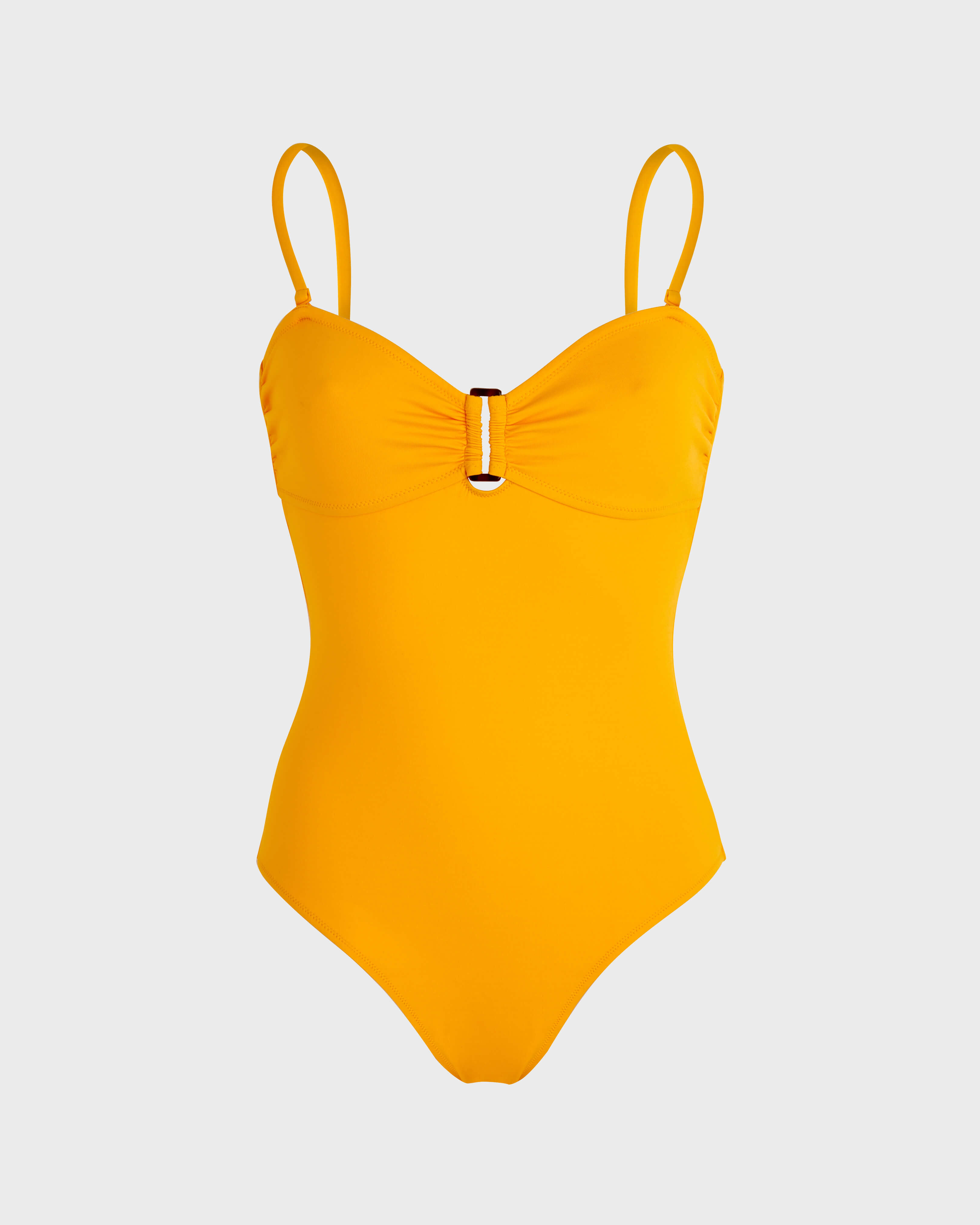 Women One-piece Swimsuit Solid MANGO front view