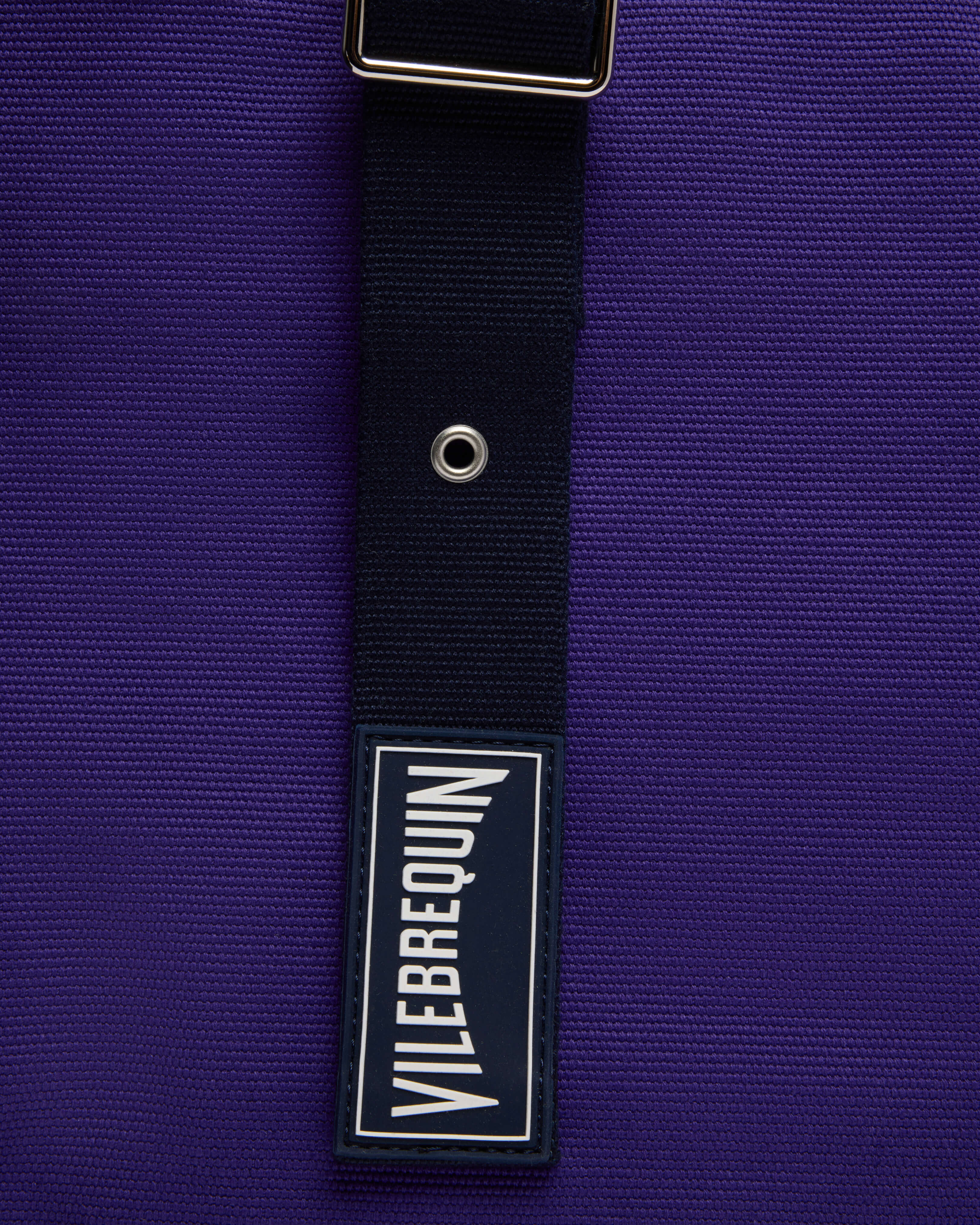 Small Cotton Beach Bag Solid VIOLETTE look2 view