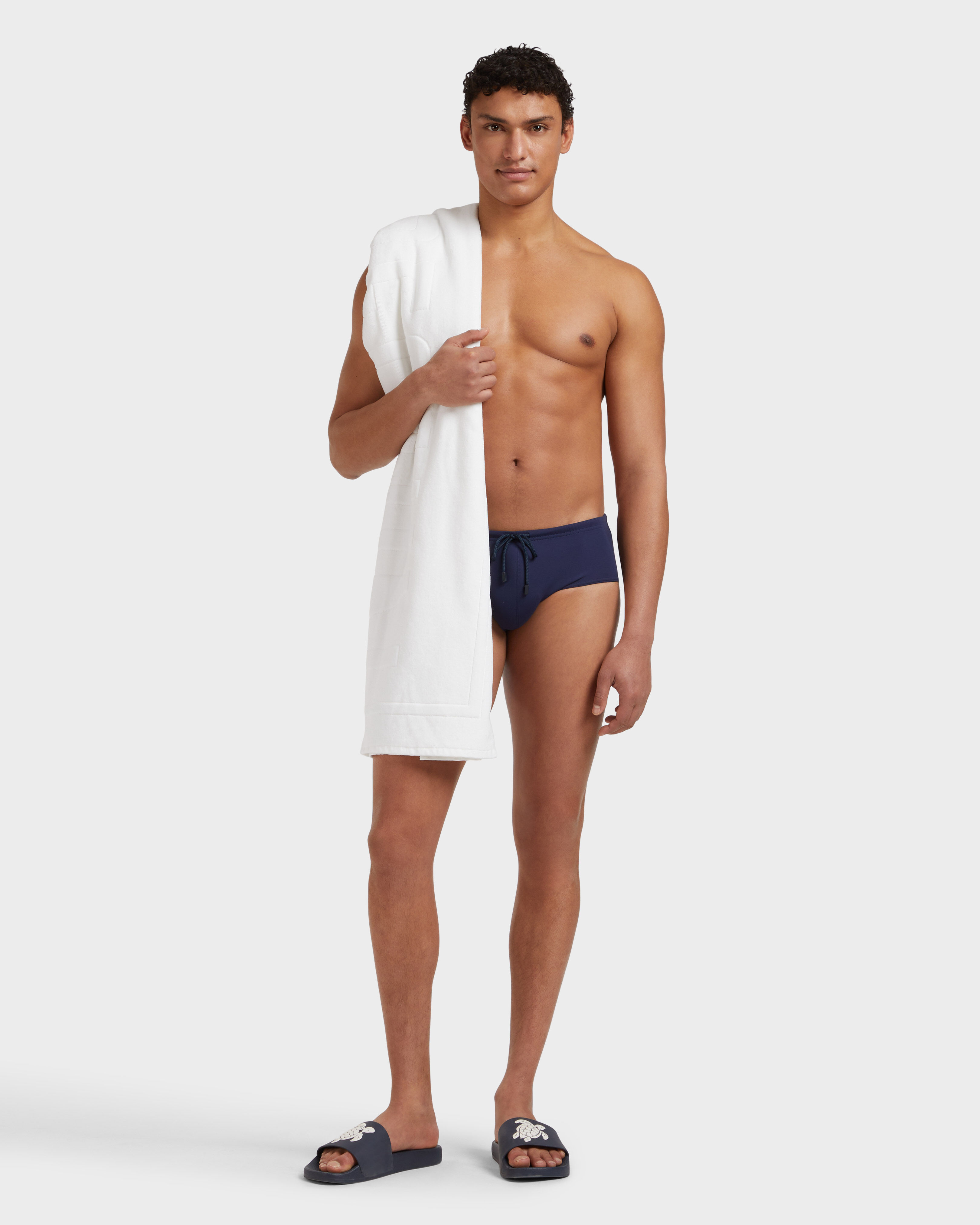 Men Swim brief Solid NAVY supp1 view