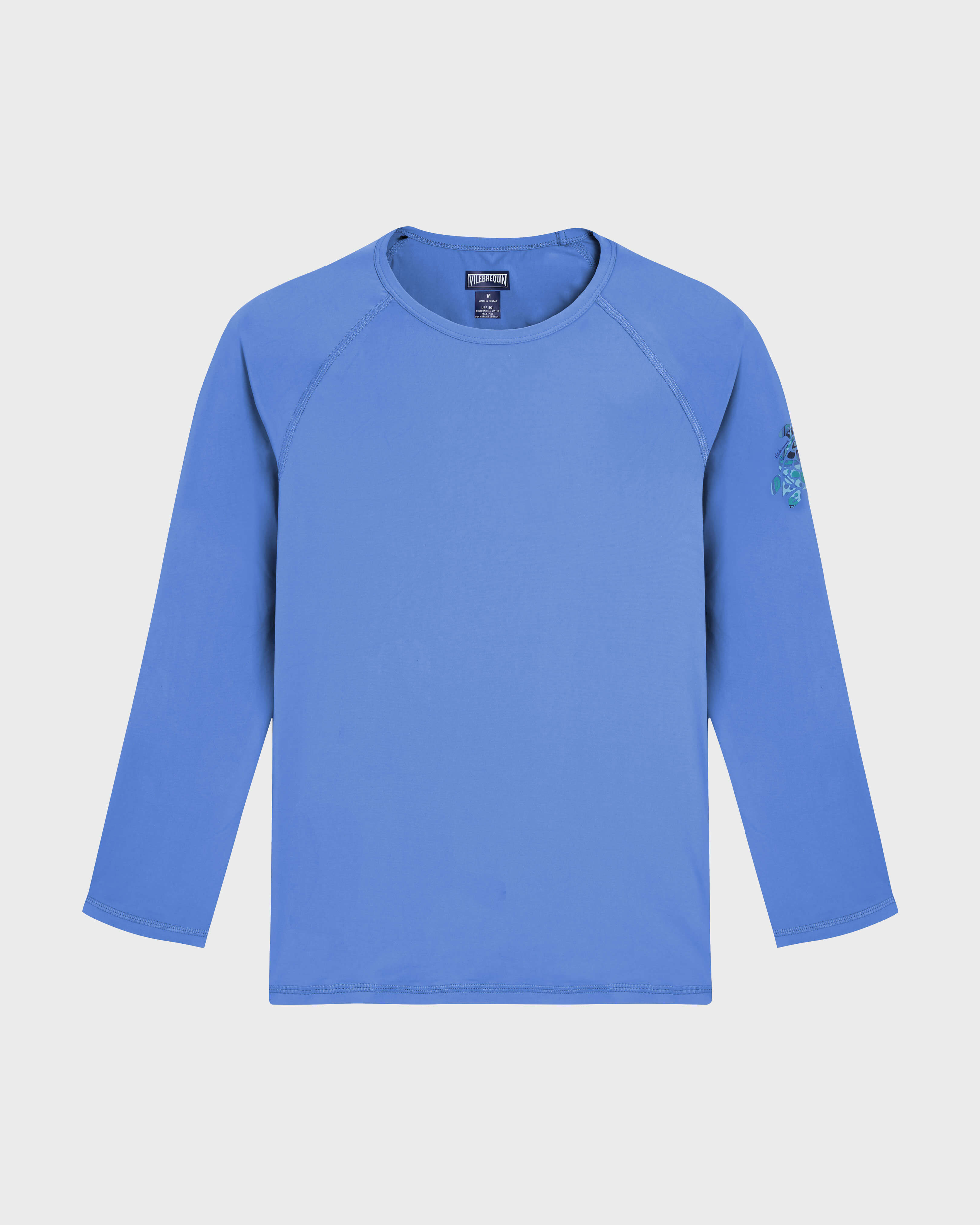 Camiseta de baño de manga larga con protección UV y estampado Turtle para hombre TRINIDAD front view
