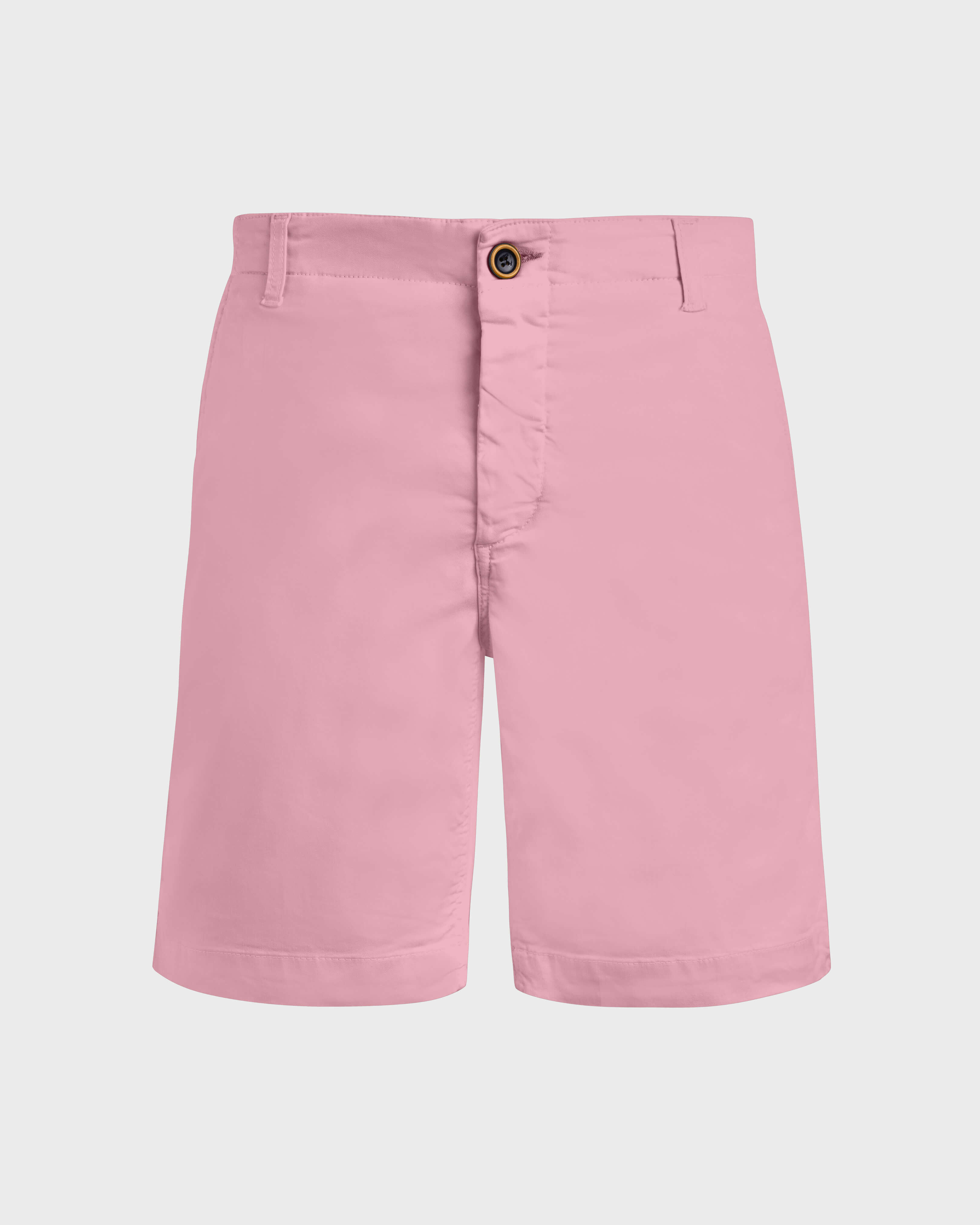 Men Tencel Bermuda Shorts Solid PEONY front view