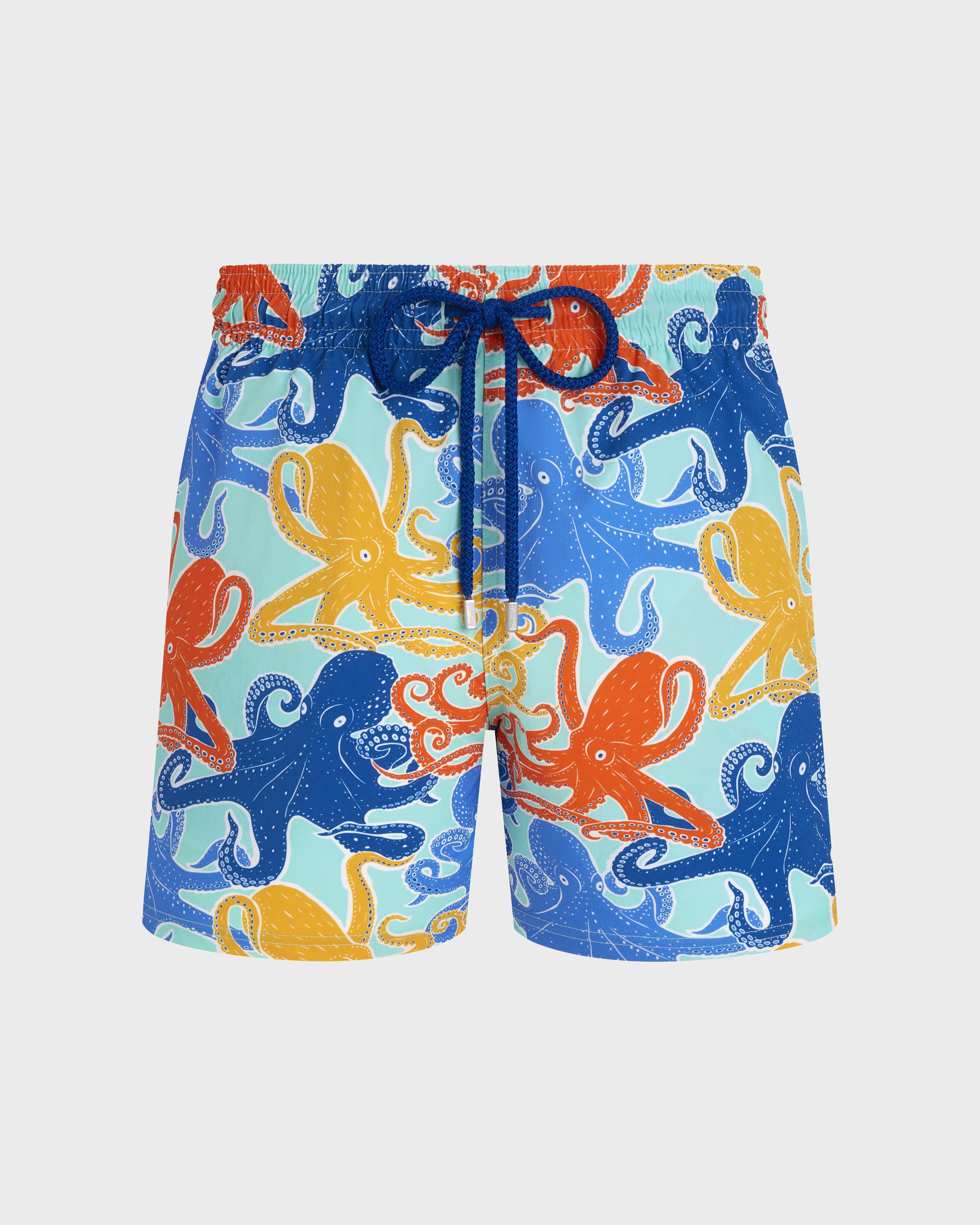 Kurze Octopussy Stretch-Badeshorts für Herren CARIBBEAN front view