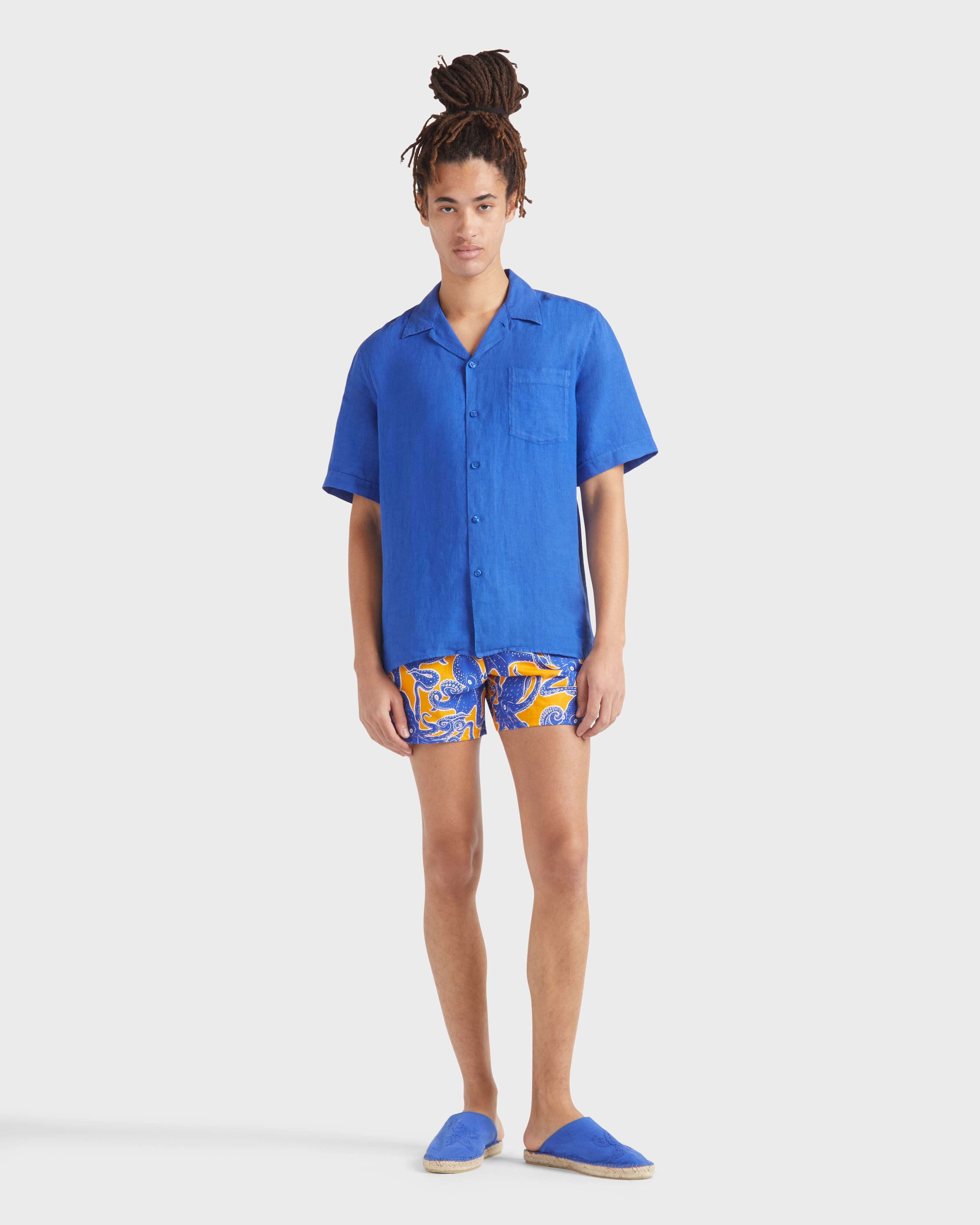 Men Stretch Short Swim Shorts Poulpes MANGO supp1 view