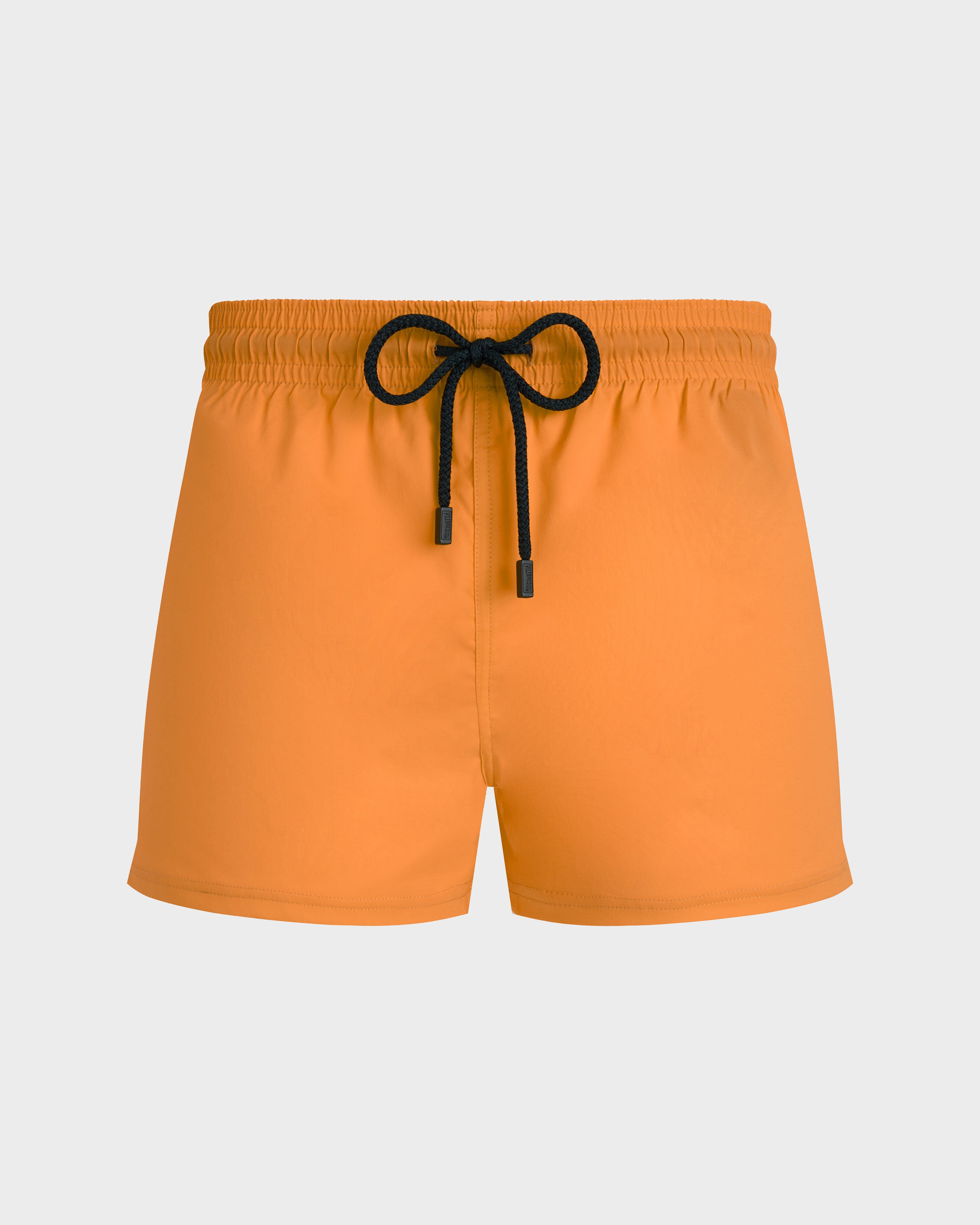 Men Swimwear Short and Fitted Stretch Solid MANGO front view