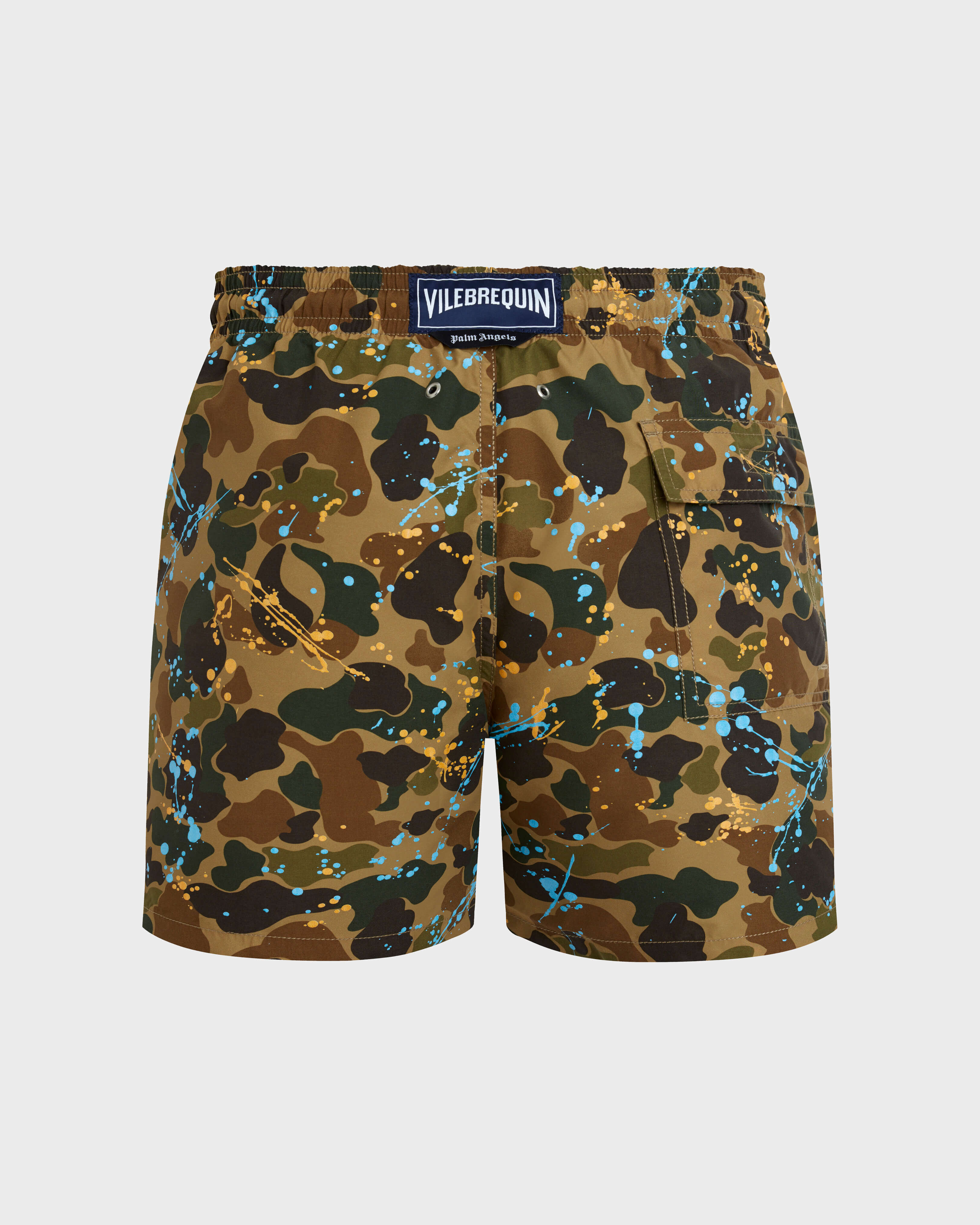 Camo Splash Badeshorts für Herren - VBQ x Palm Angels 521 back view