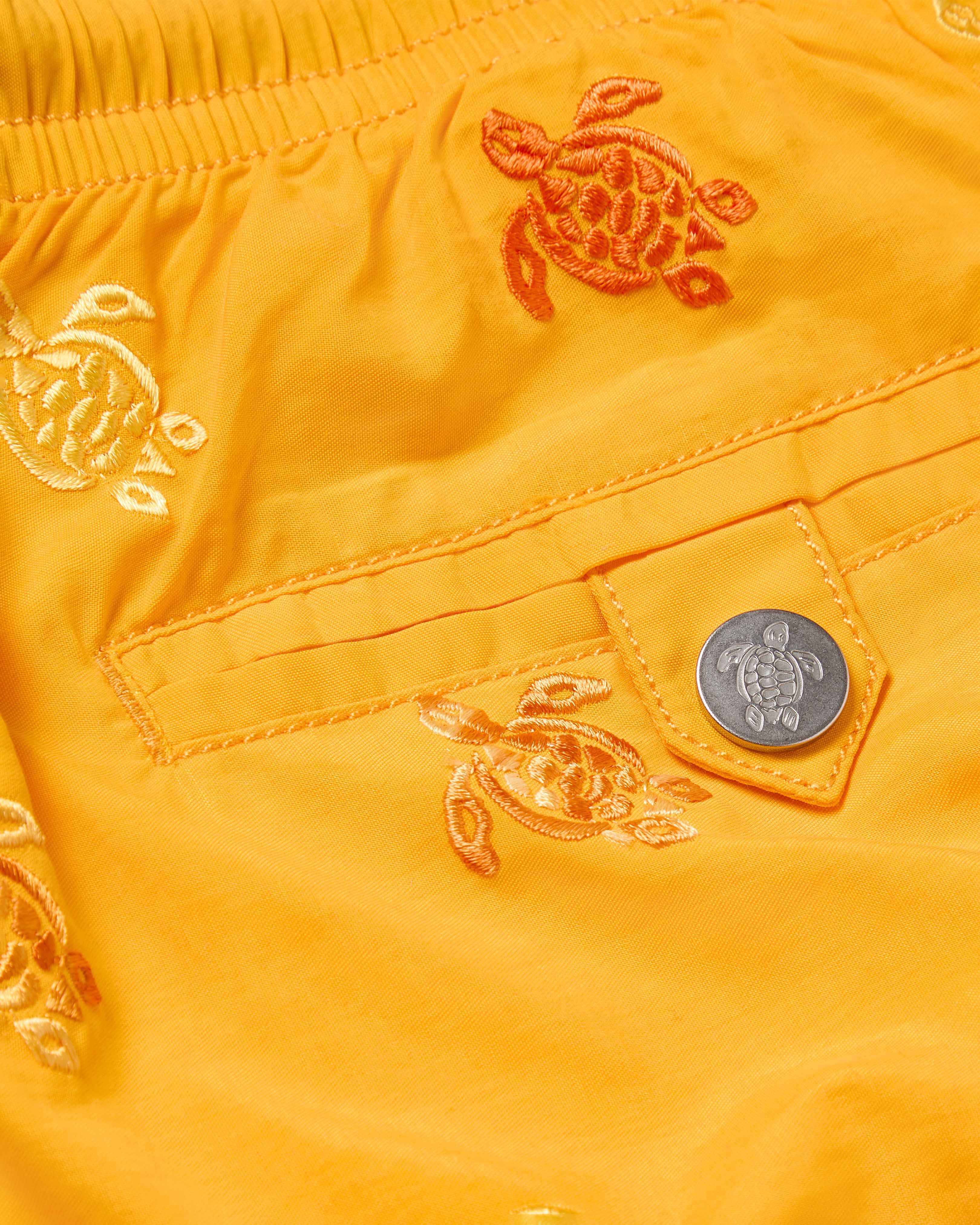 Men Embroidered Swim Shorts Micro Tortues Diagonales - Limited Edition MANGO supp1 view