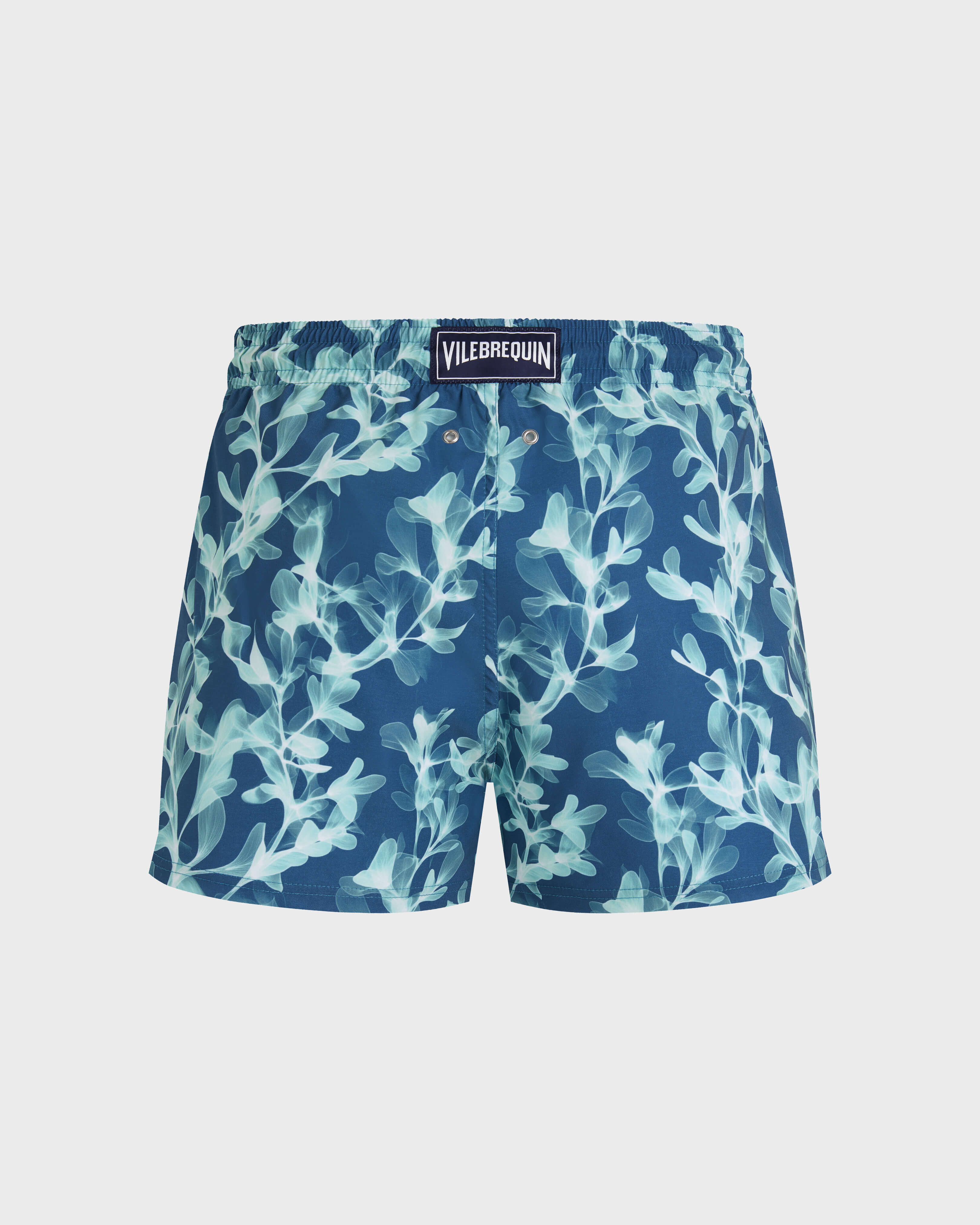 Bañador corto elástico con estampado X-Ray Seaweed para hombre COIN COIN back view