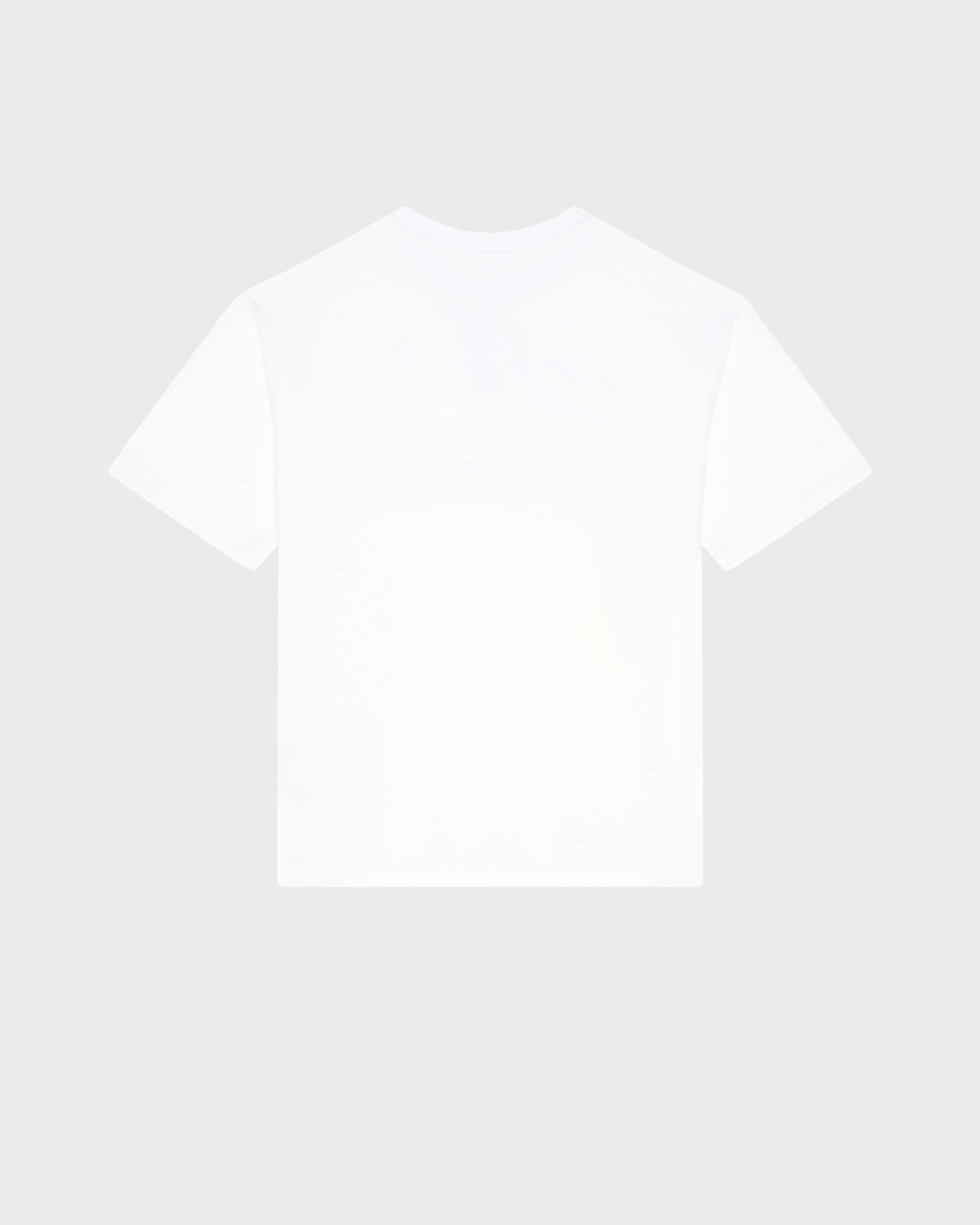 Camiseta en algodón orgánico con estampado Medusa para niño BLANCO back view