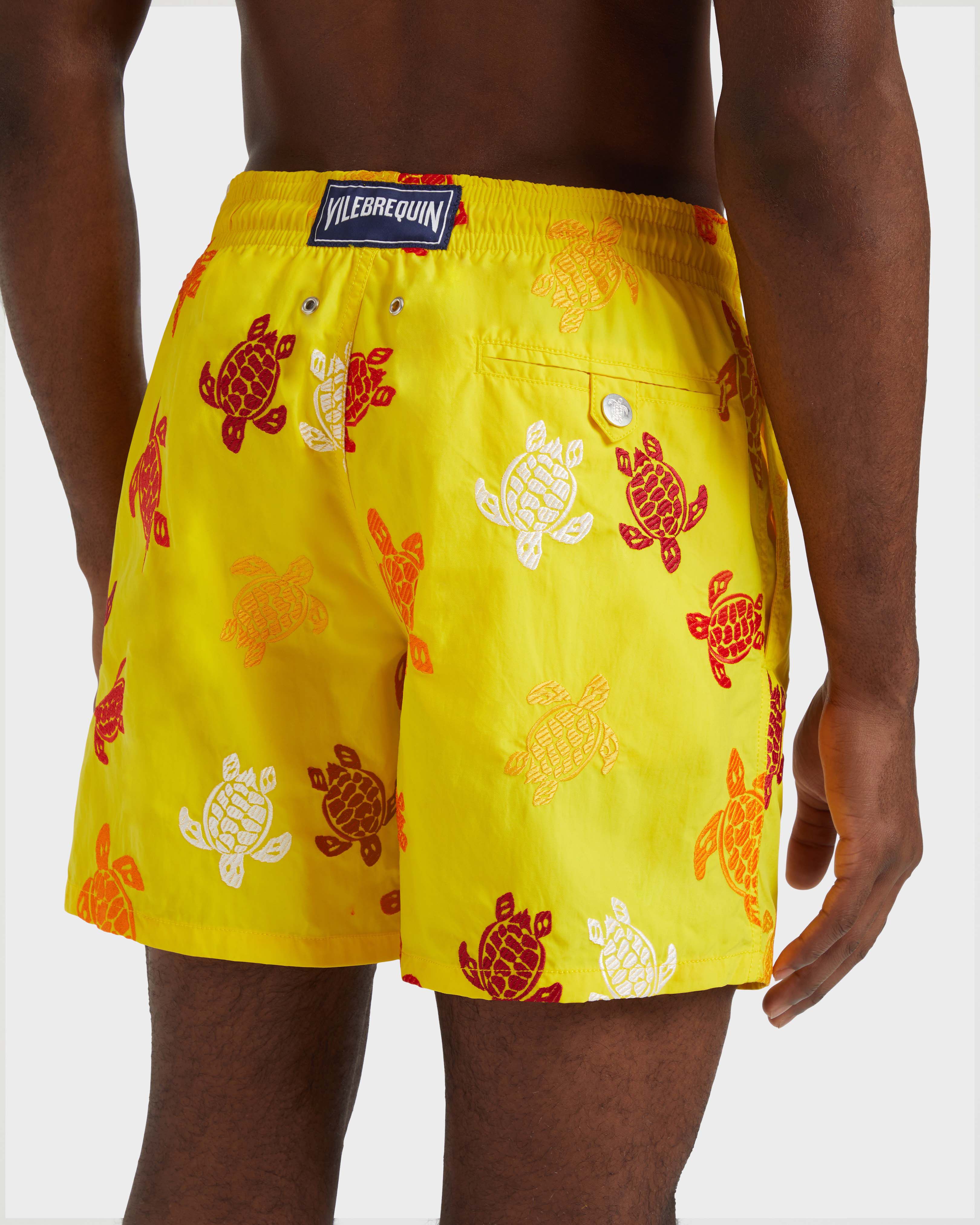 Men Swim Shorts Embroidered Tortue Multicolore - Limited Edition SUN supp2 view