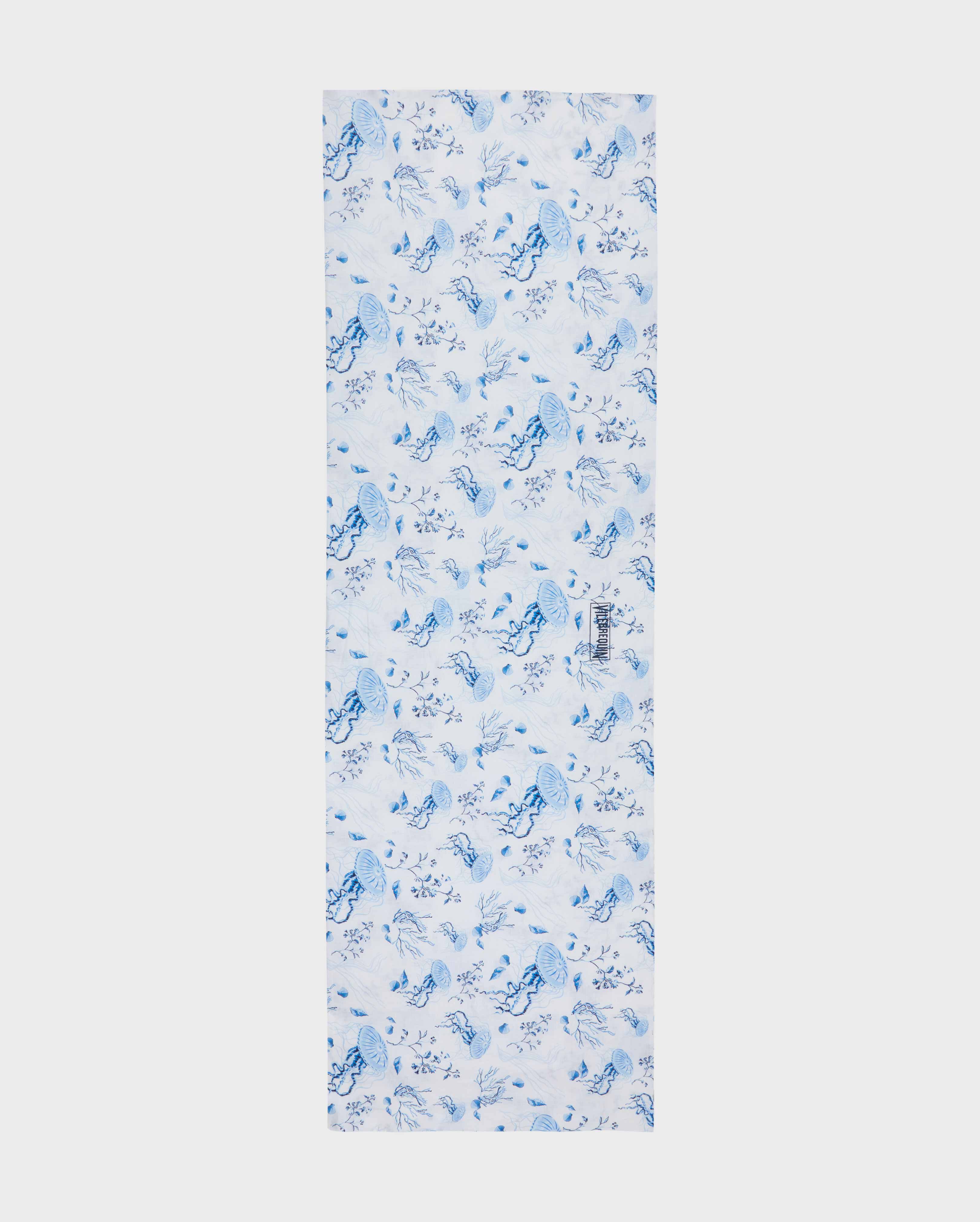 Pareo donna in viscosa BIANCO front view