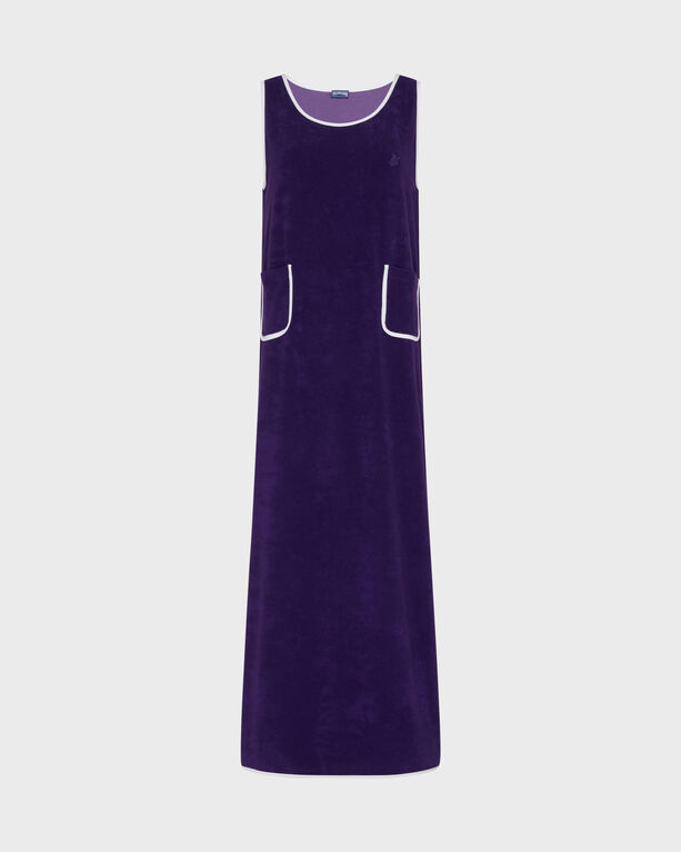 Vilebrequin - Langes Solid Frottee-trägerkleid Für Damen - Kleid - Lindsay - Violett - Größe XL