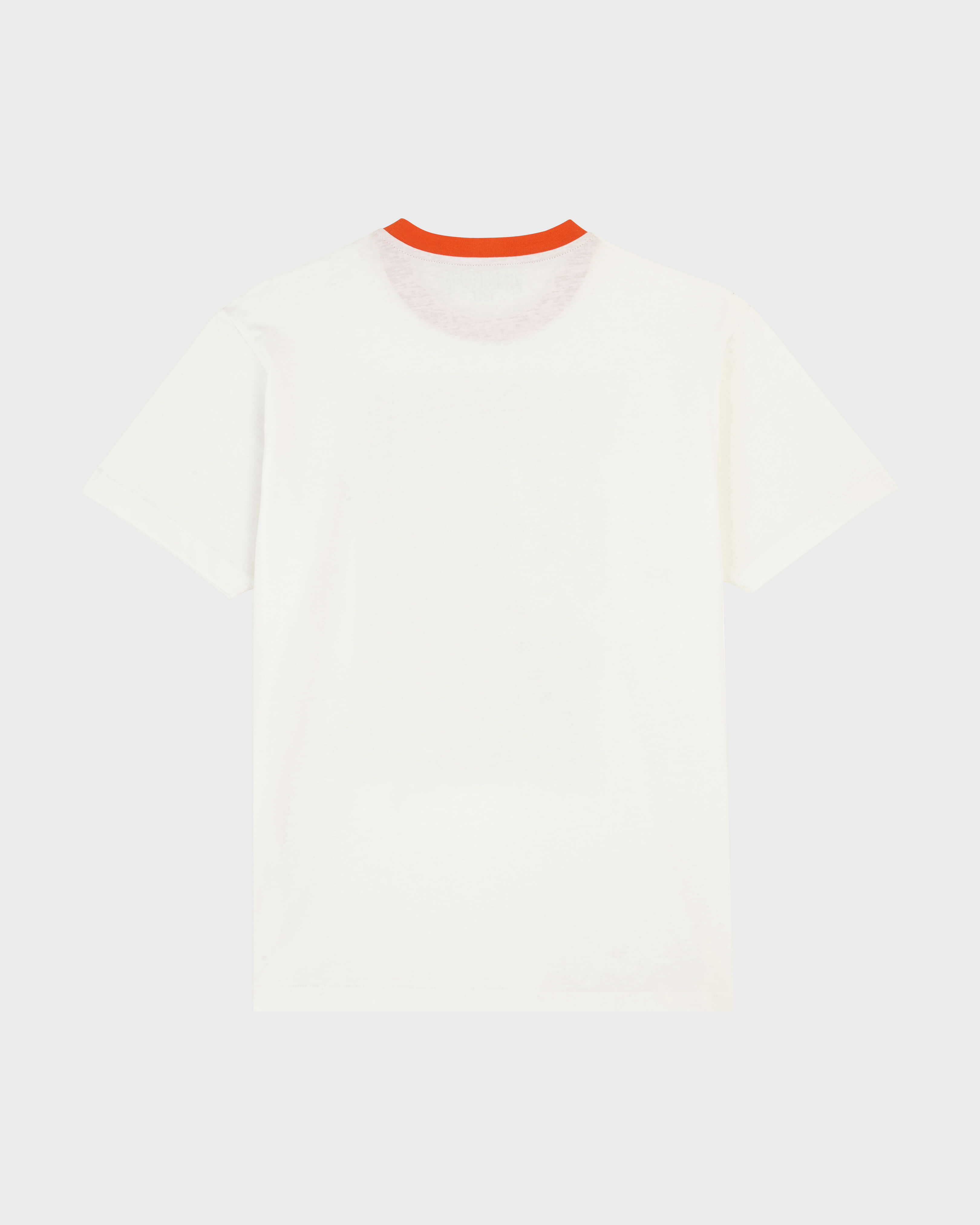 T-shirt en coton homme Vilebrequin La Plage from the Sky OFF-WHITE back view