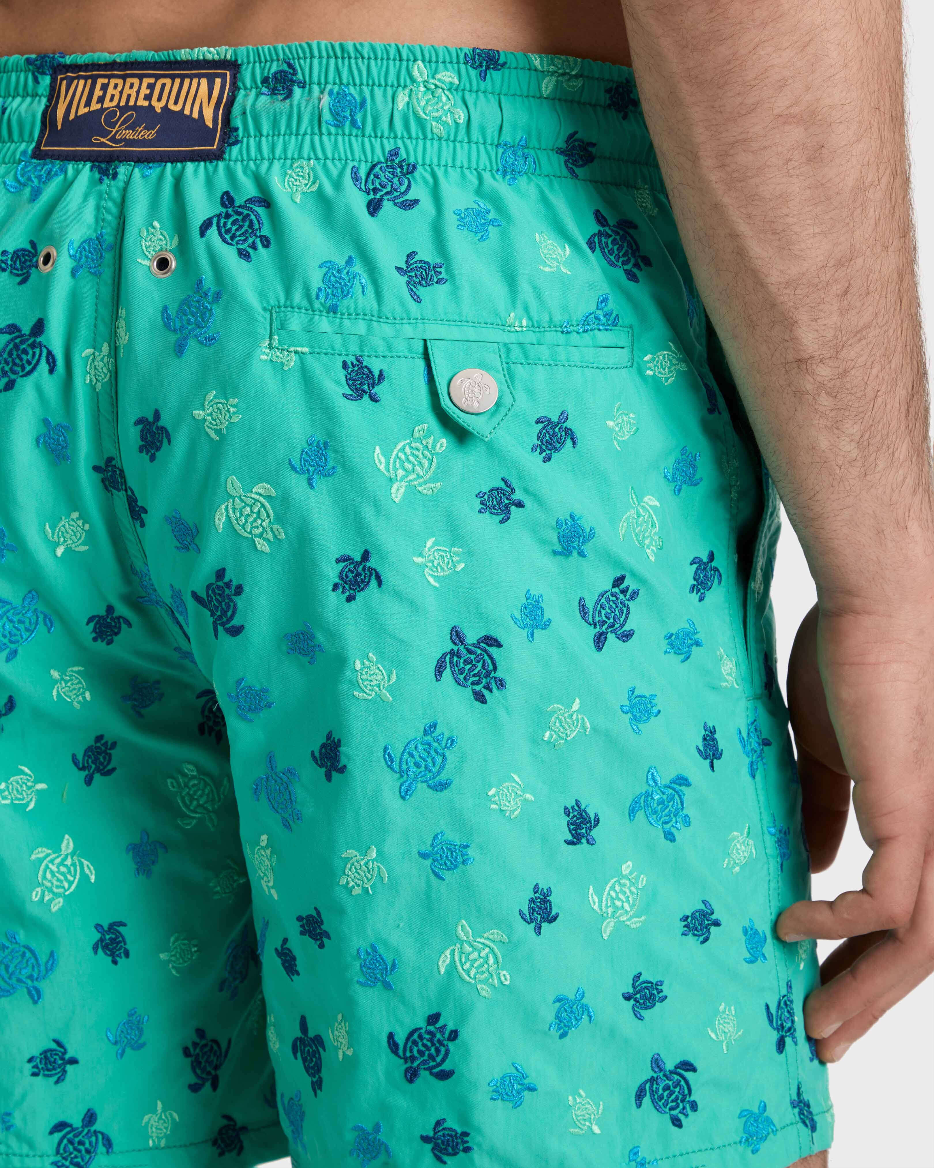 Micro Ronde des Tortues Badeshorts mit Stickerei für Herren – Limitierte Serie VERONESENGRÜN supp1 view