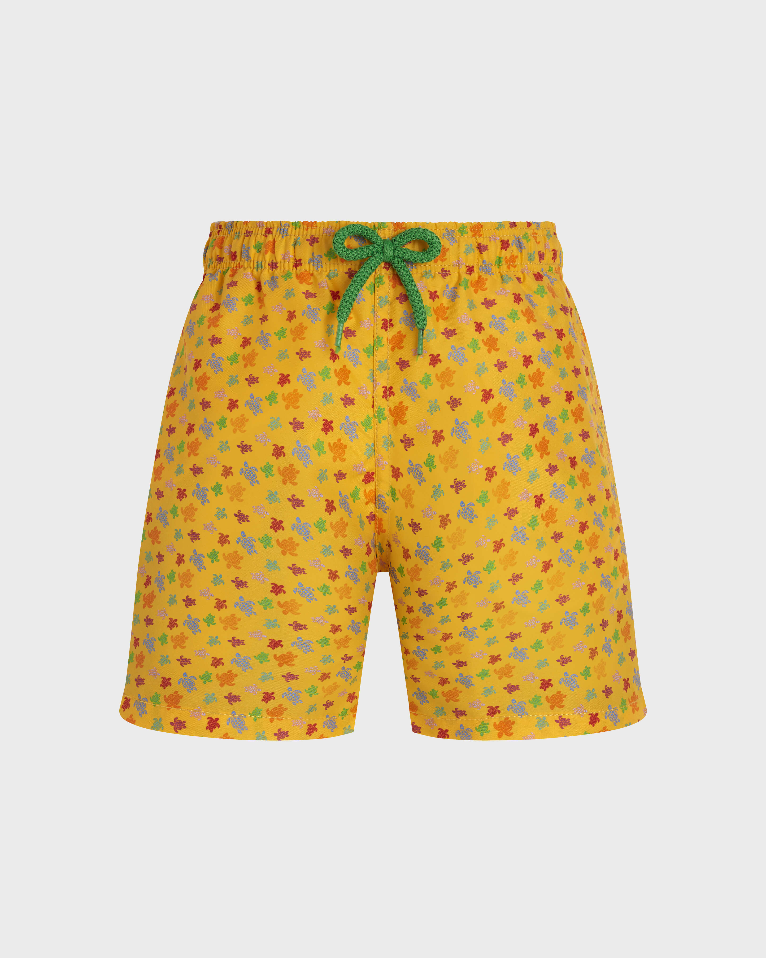 Boys Swim Shorts Micro Ronde des Tortues CORN front view