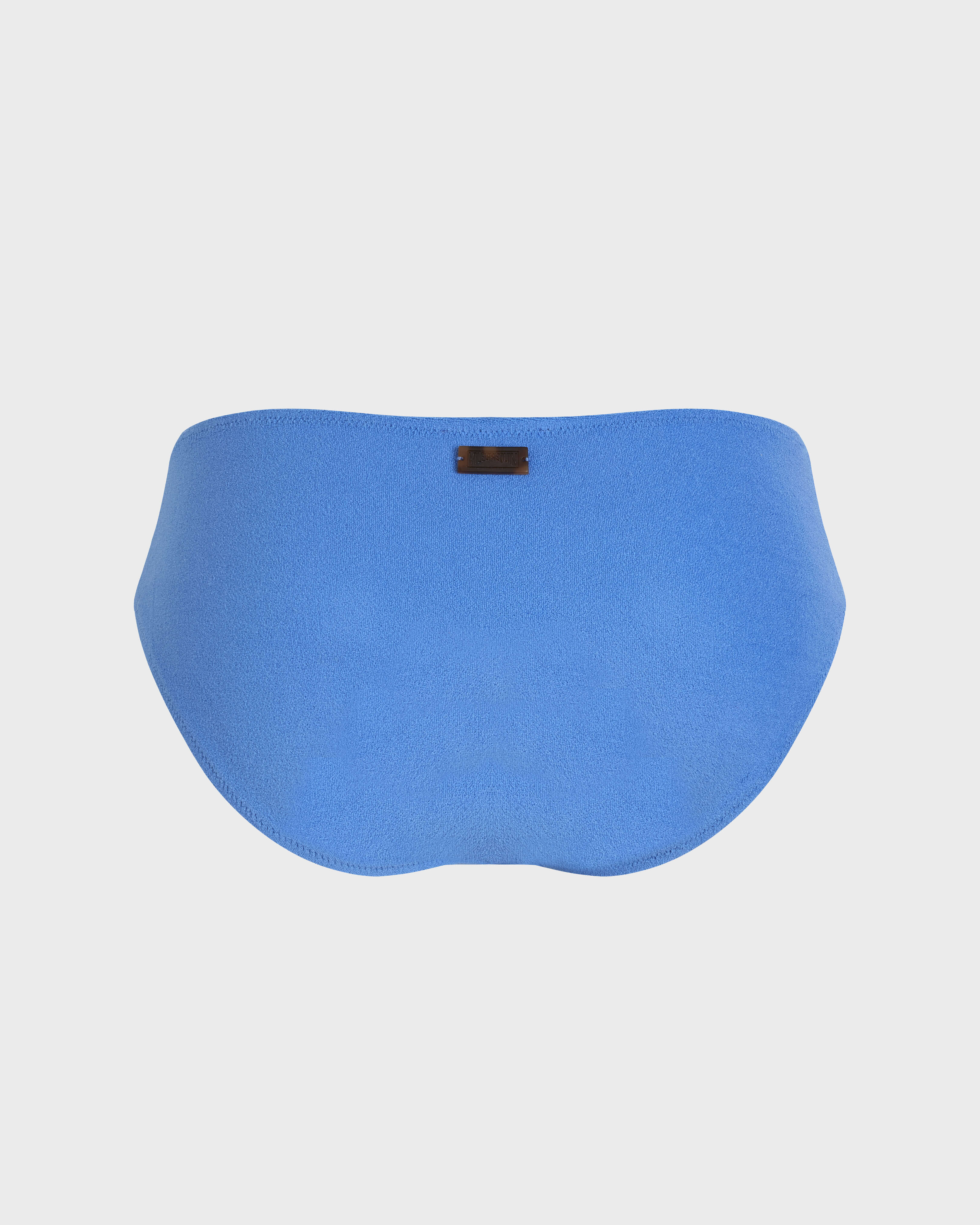 Braguita de bikini en tejido terry de color liso para mujer TRINIDAD back view
