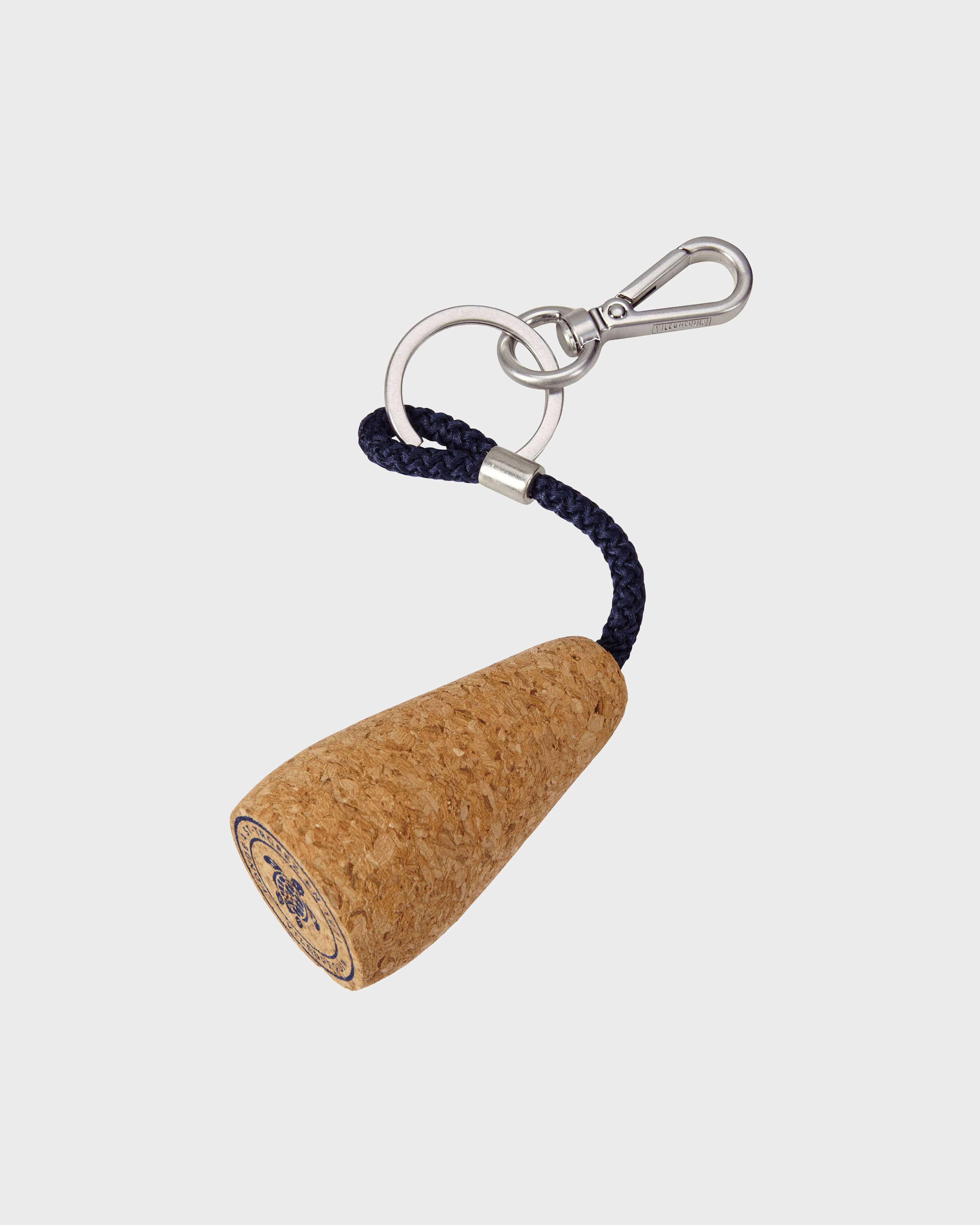 Cork Keyring NATURAL front view
