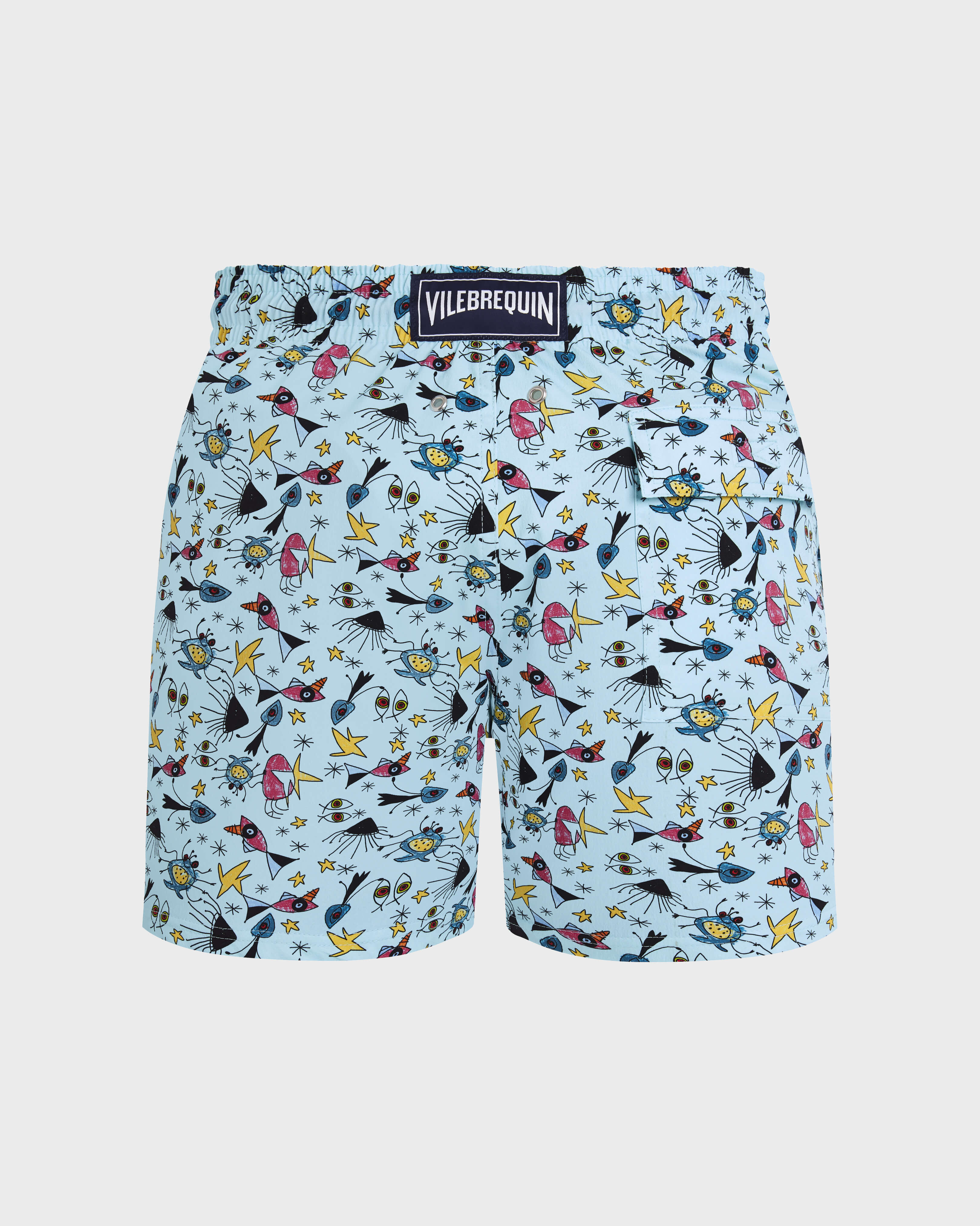 Kurze Aquatic Carnival Stretch-Badeshorts für Herren OXYGENE back view
