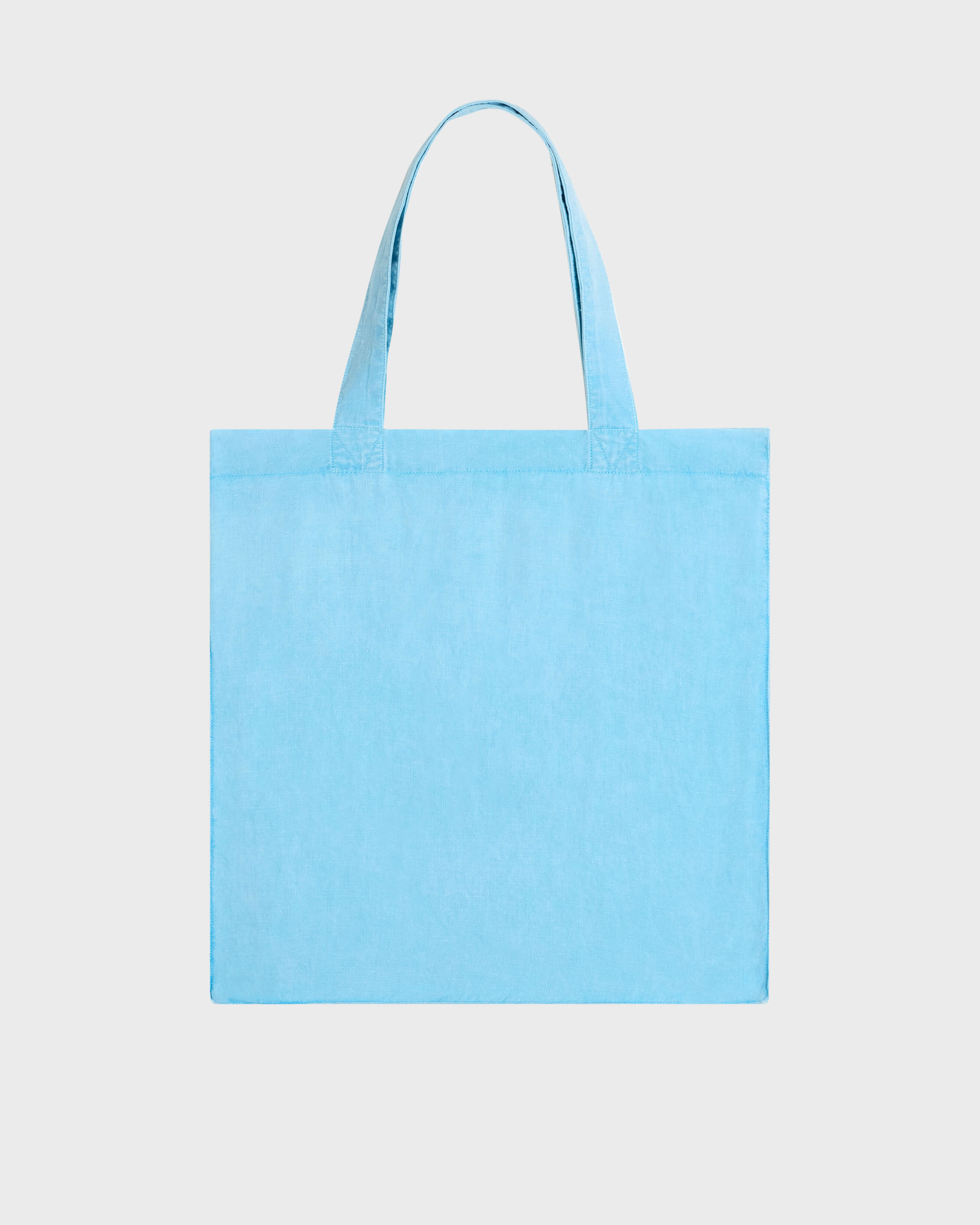 Borsa tote in lino Mineral Dye Tortue LARIMAR back view