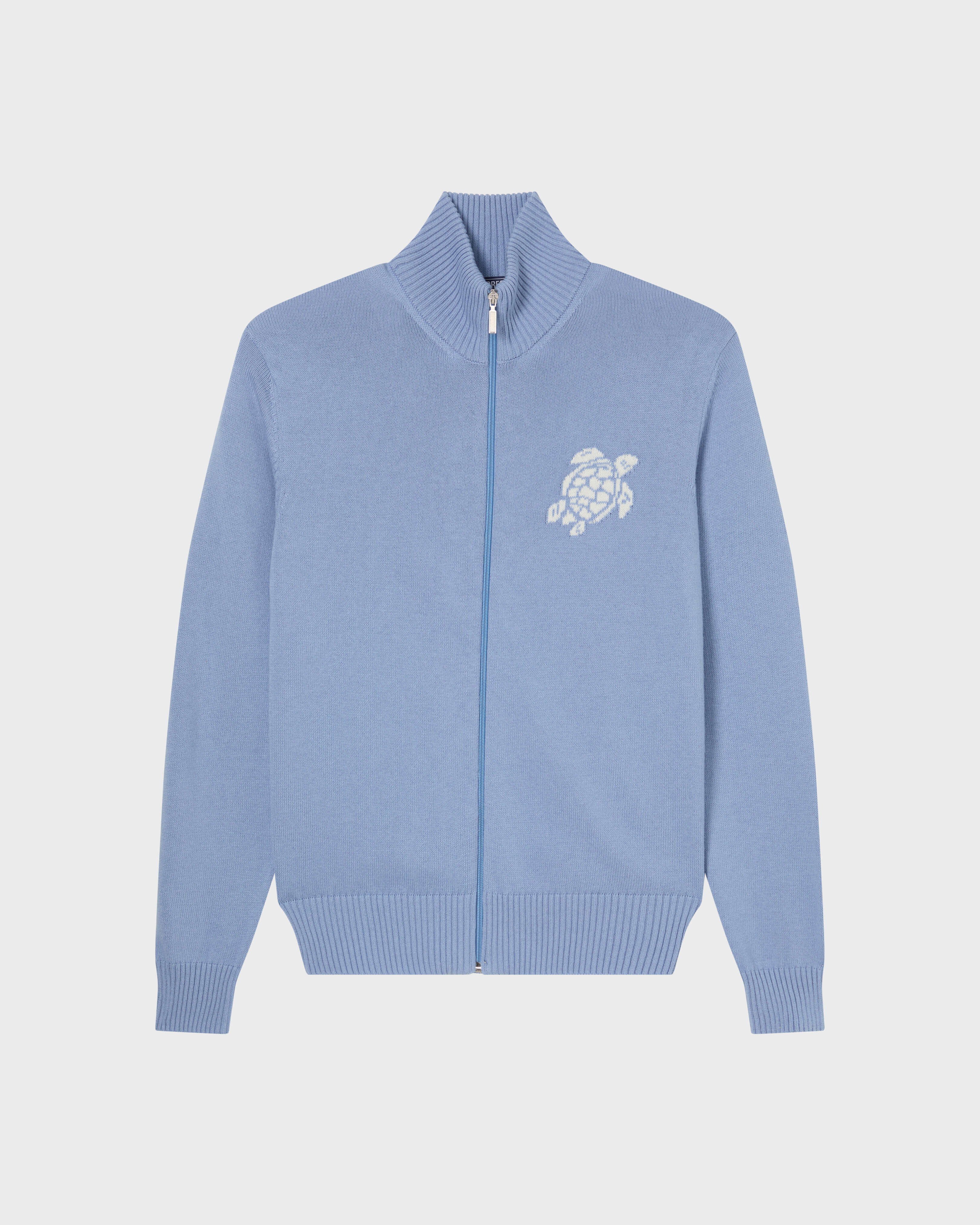 Turtle Pullover mit Reißverschluss aus Baumwolle und Kaschmir für Herren CLOUDY front view