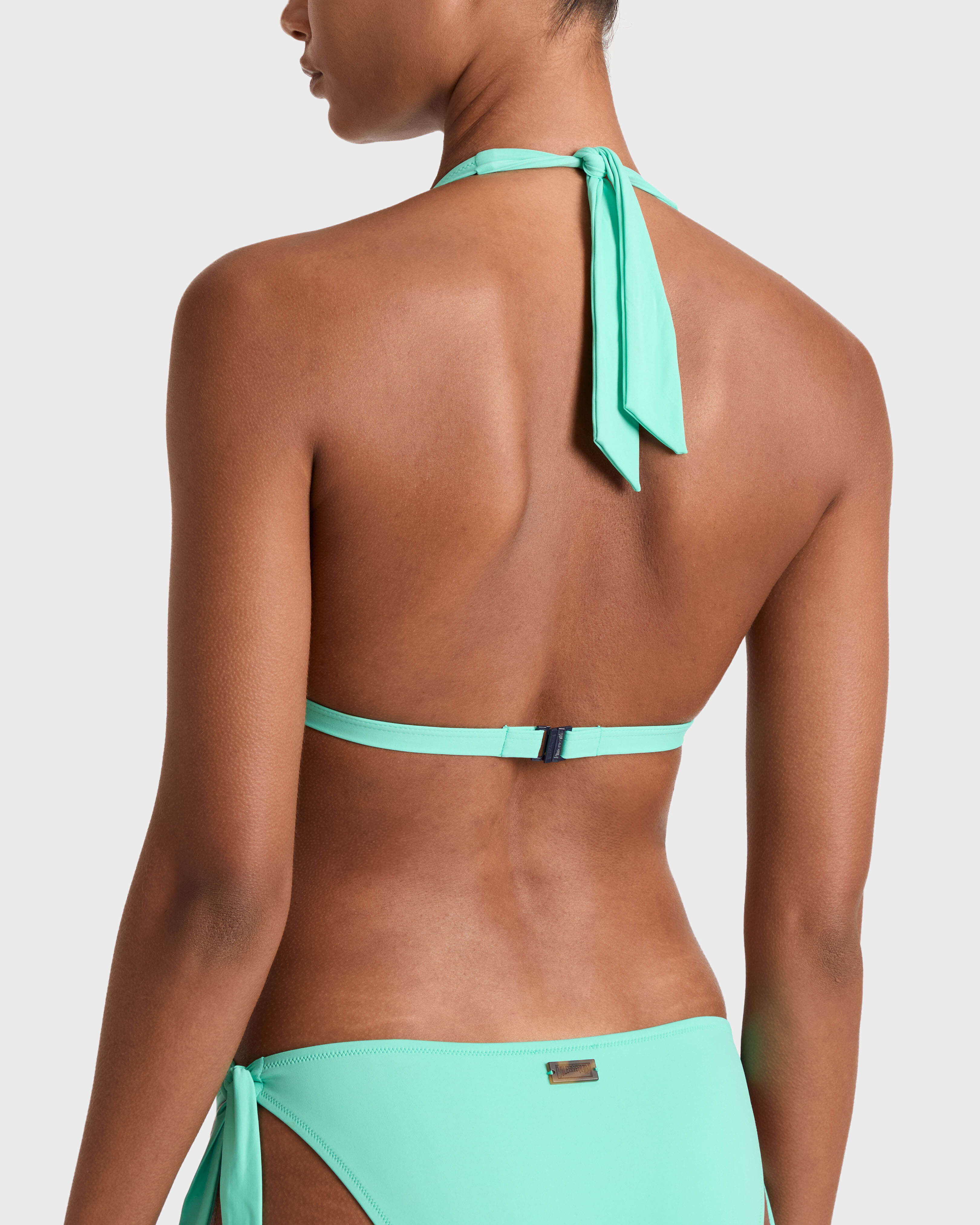 Haut de maillot de bain foulard femme uni CARIBBEAN supp1 view