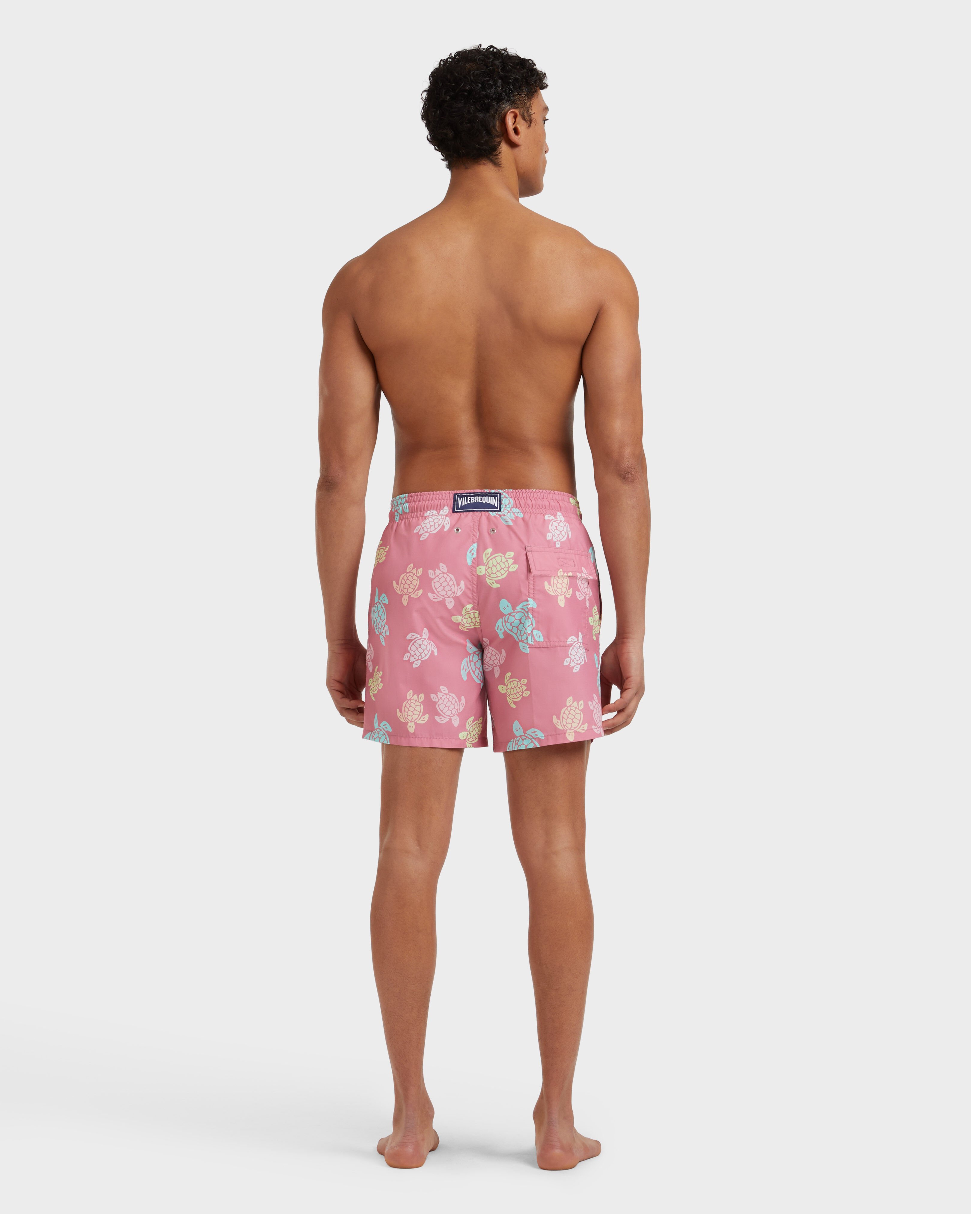 Men Swim Shorts Tortues Multicolores BOUDOIR backworn view