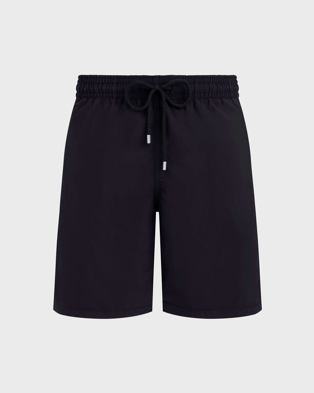 Vilebrequin - Men Long Swim Shorts Solid - Swimwear - Okoa - Black - Size L