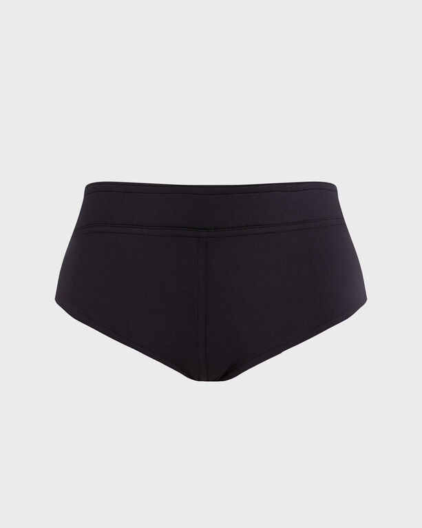Vilebrequin - Women Midi Brief Sculpting Bikini Bottom Solid - Swimwear - Lighta - Black - Size M