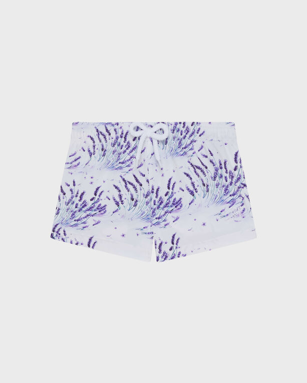Vilebrequin - Girls Swim Shorts Lavender - Shorty - Gaya - White - Size 2
