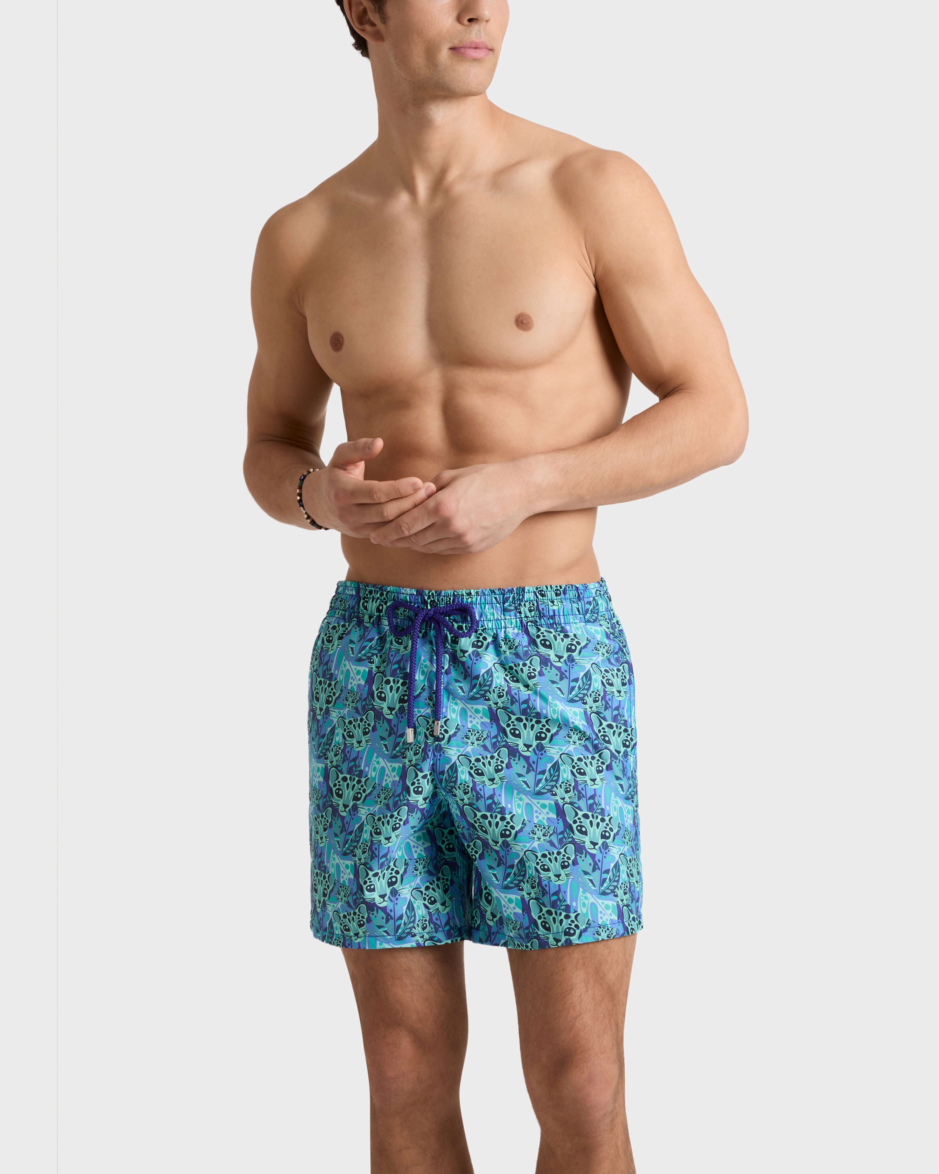 Men Swim Shorts Tigresa VERSAILLES frontworn view