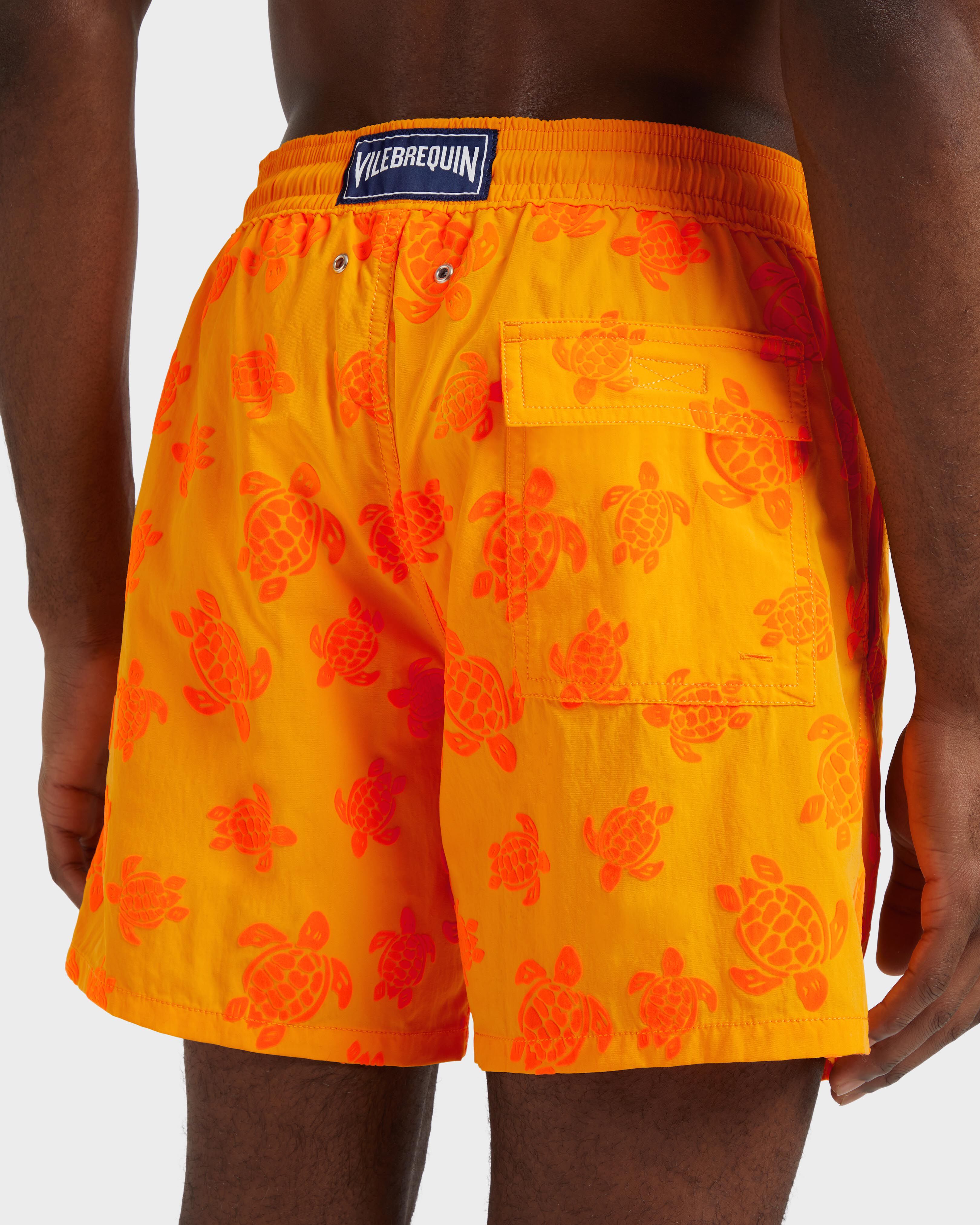 Men Swim Shorts Flocked Rondes Des Tortues MANGO supp2 view