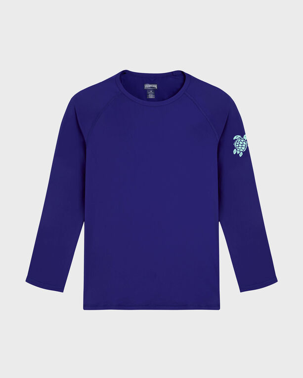 Vilebrequin – Langärmeliger Turtle Rashguard Mit Uv-schutz Für Herren – Rashguard – Regulary – Blau – Größe XXXL