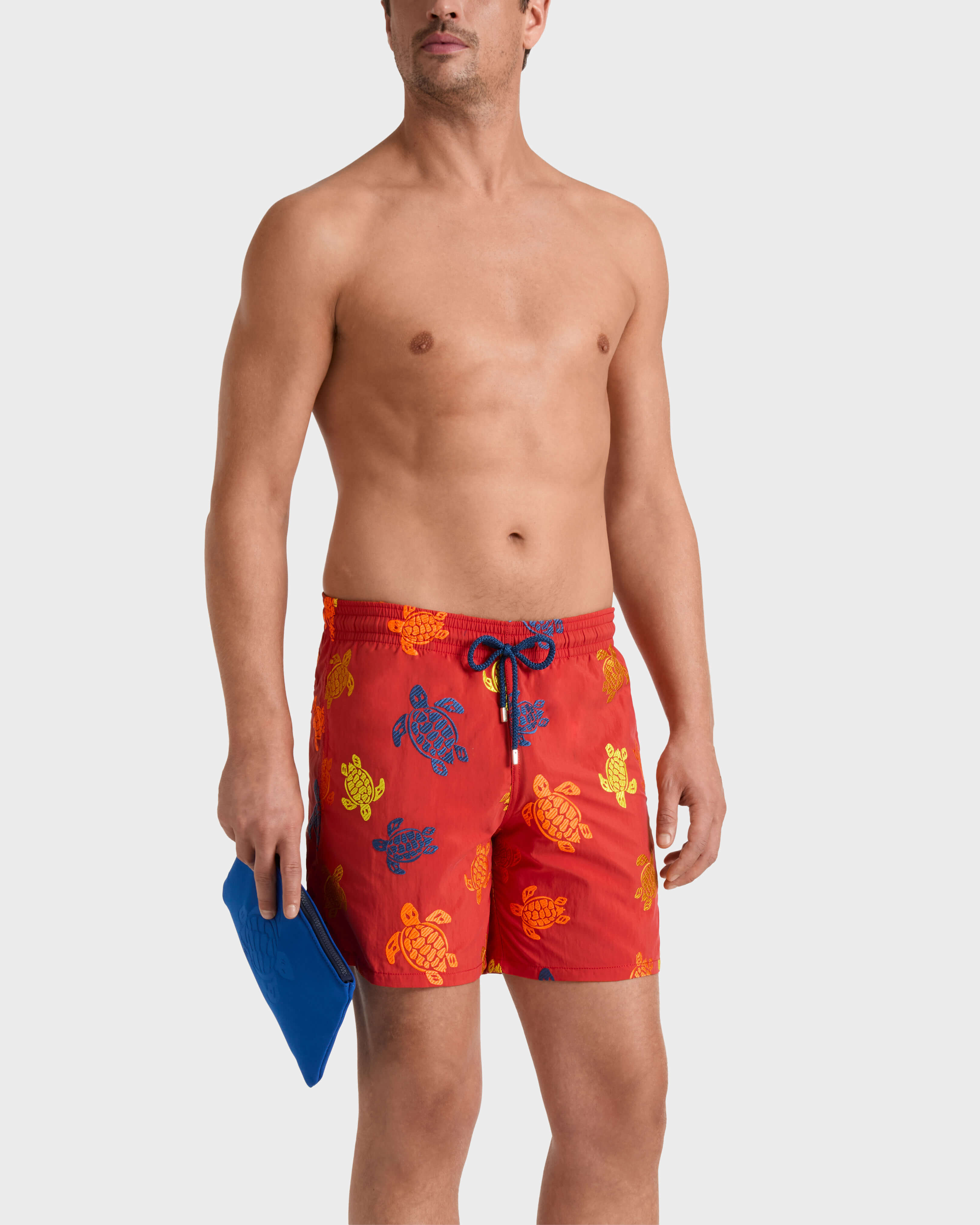 Bañador con bordado Ronde des Tortues para hombre - Edición limitada DALIA frontworn view
